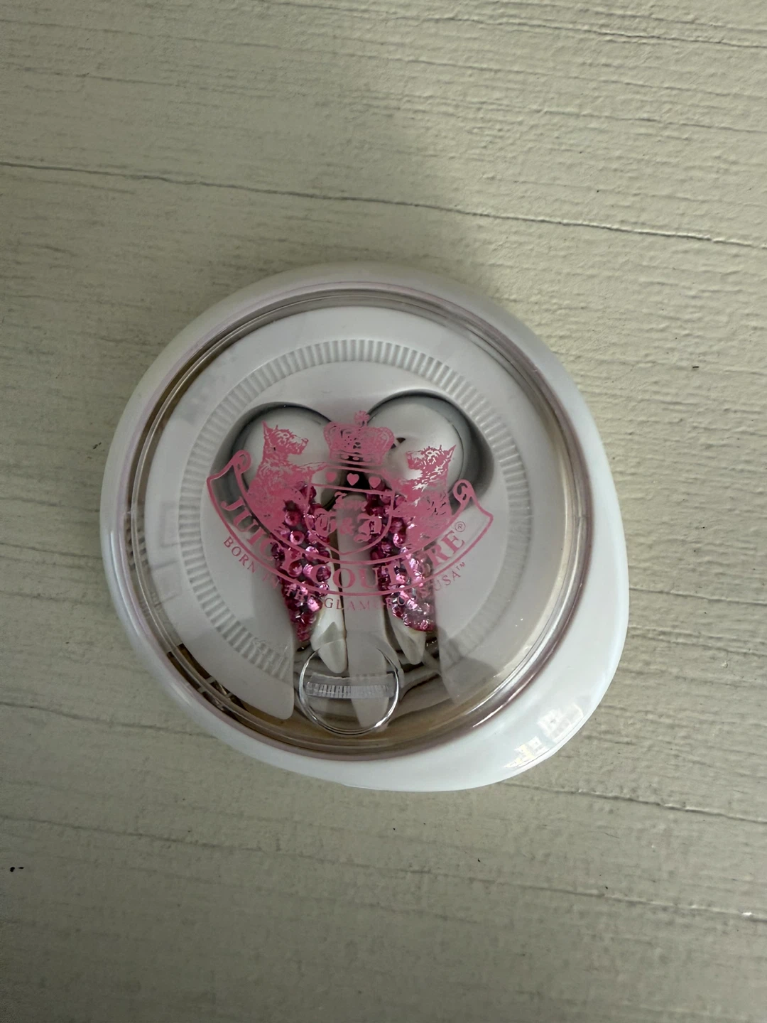 Juicy Couture Pink Sparkle Earbuds with Case - photo 2