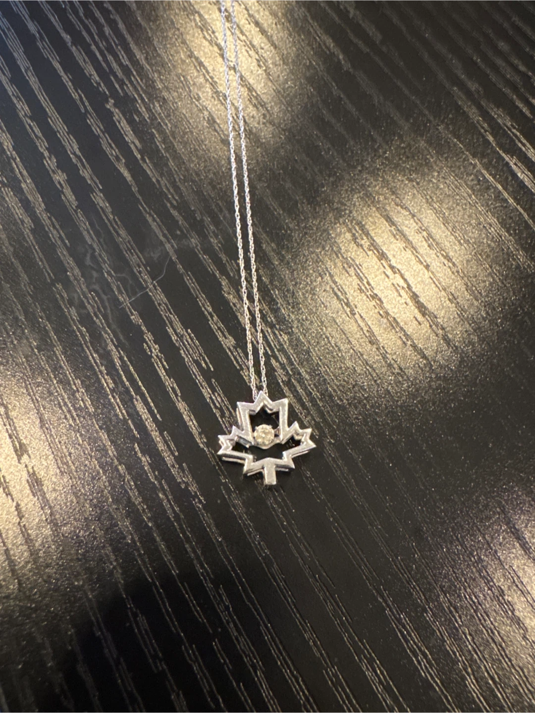 Sterling Silver Maple Leaf Necklace