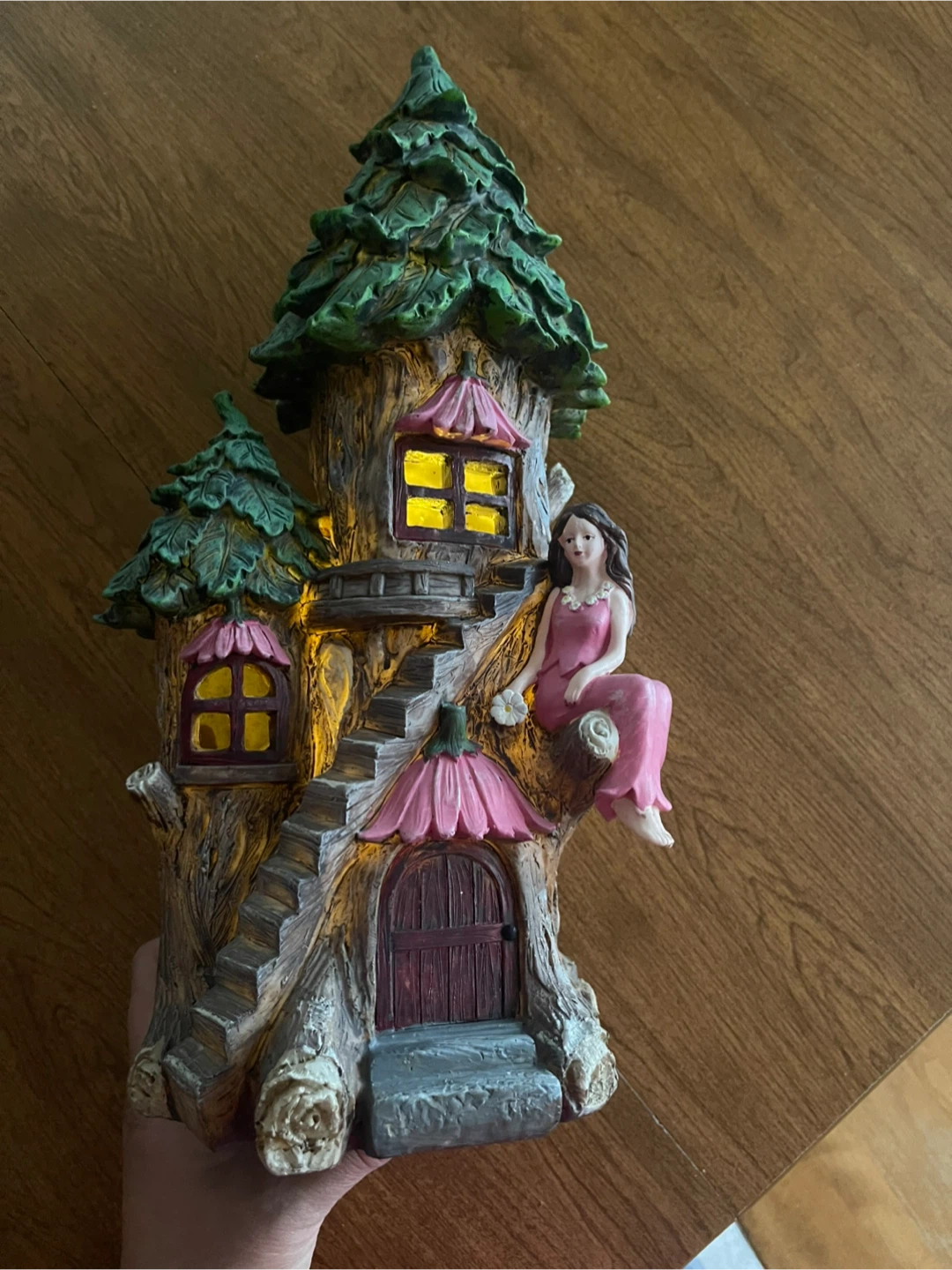 🥕 Fairy House Solar Light Garden Decor - photo 2