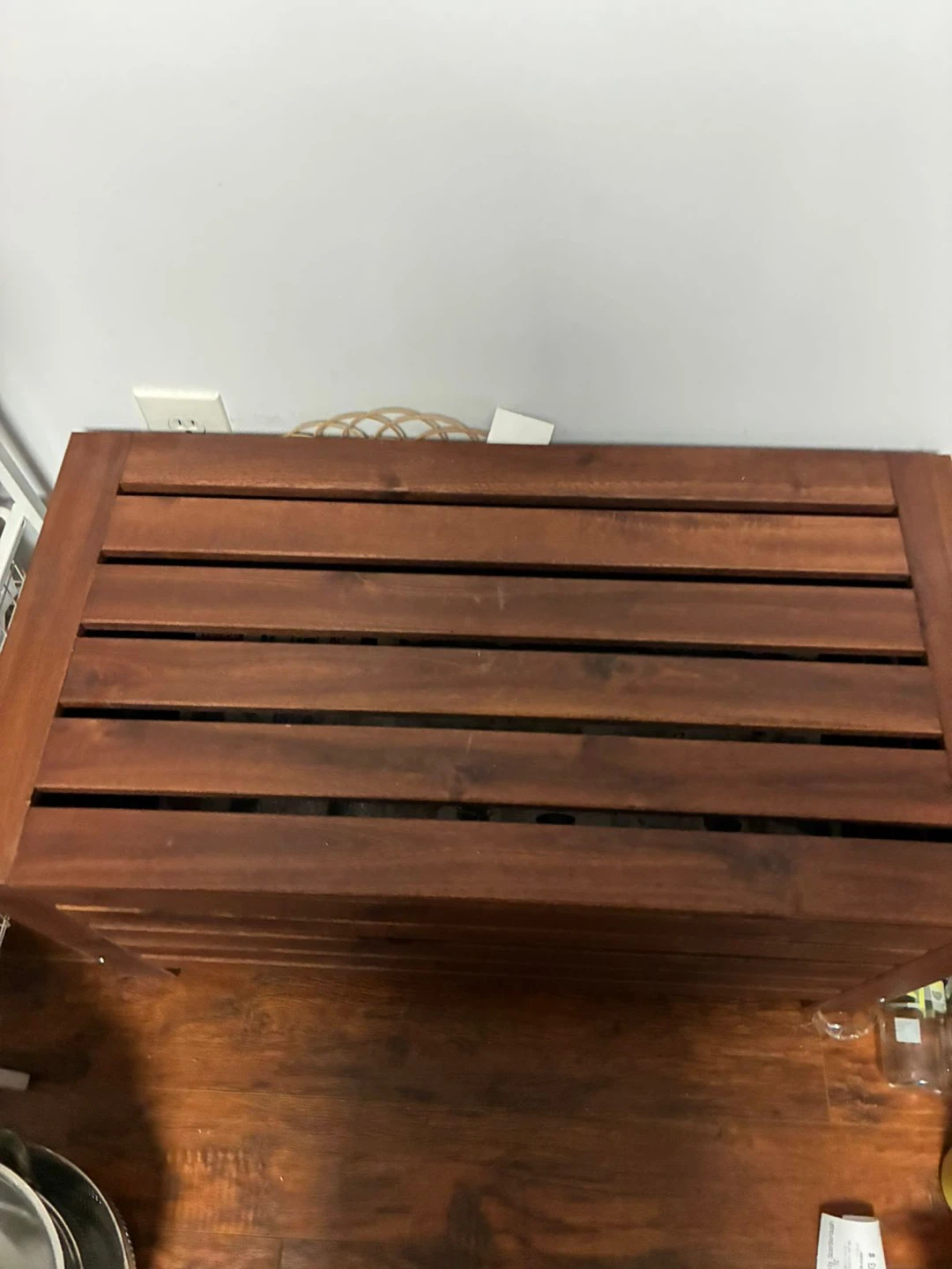 Wooden Storage Box Bench - photo 3