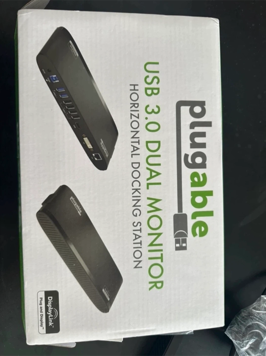 🥕 Plugable USB 3.0 Dual Monitor Horizontal Docking Station