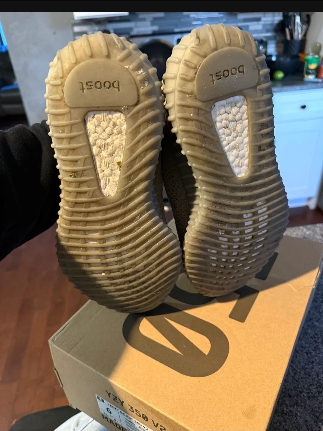 Adidas Yeezy Boost 350 V2 "Desert Sage" Size 6 - photo 3