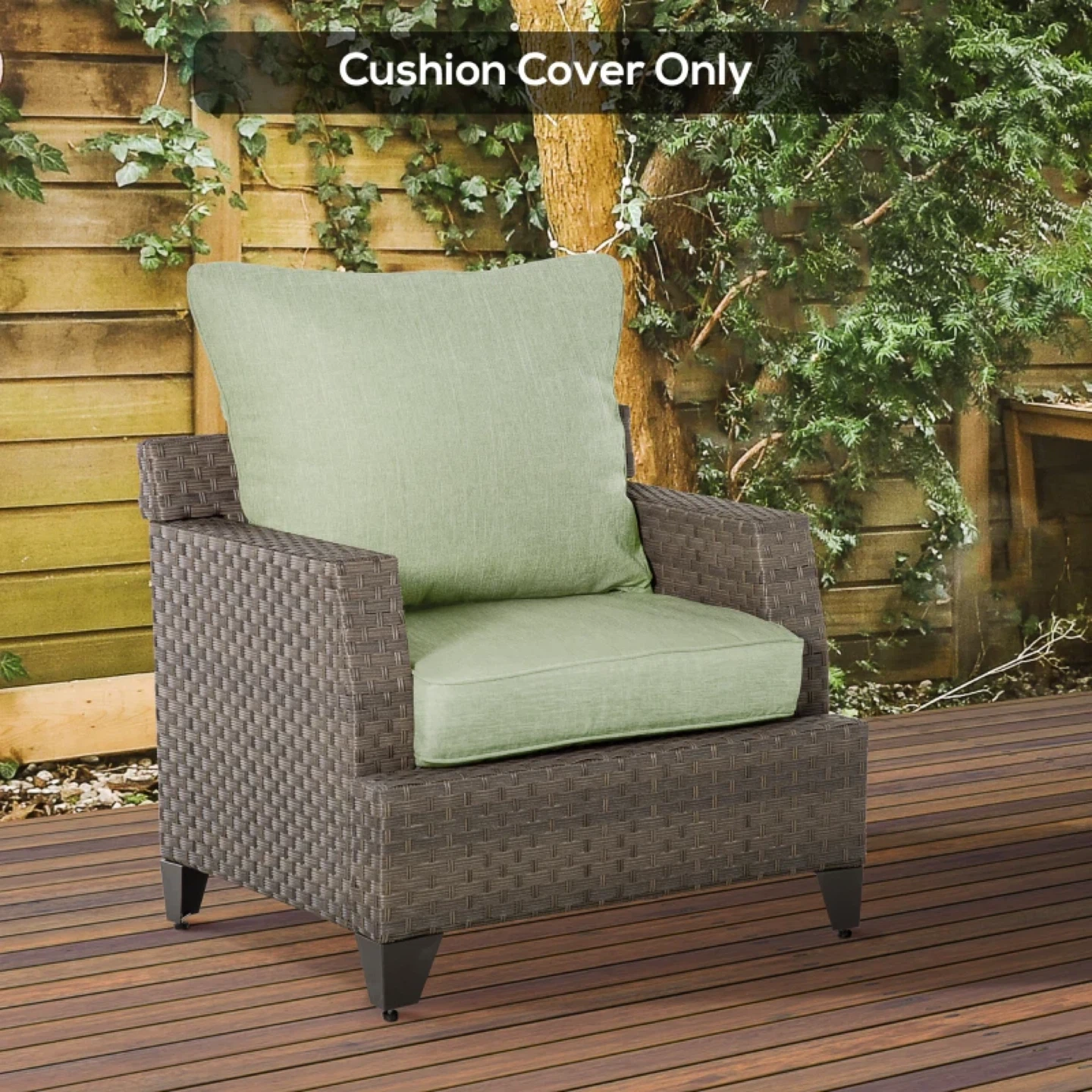Patio Chair Cushions, Thick Deep Seat Outdoor Seat Cushion - photo 5