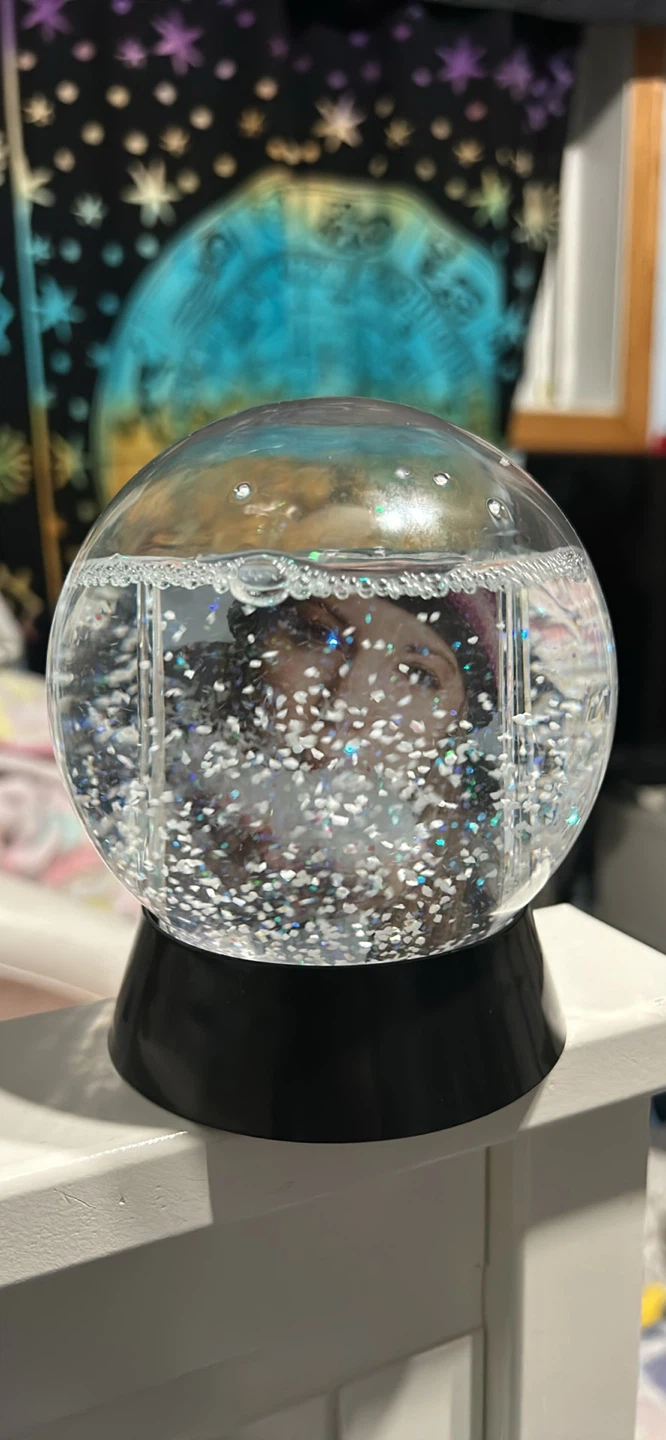 Put your own photo in snow globe