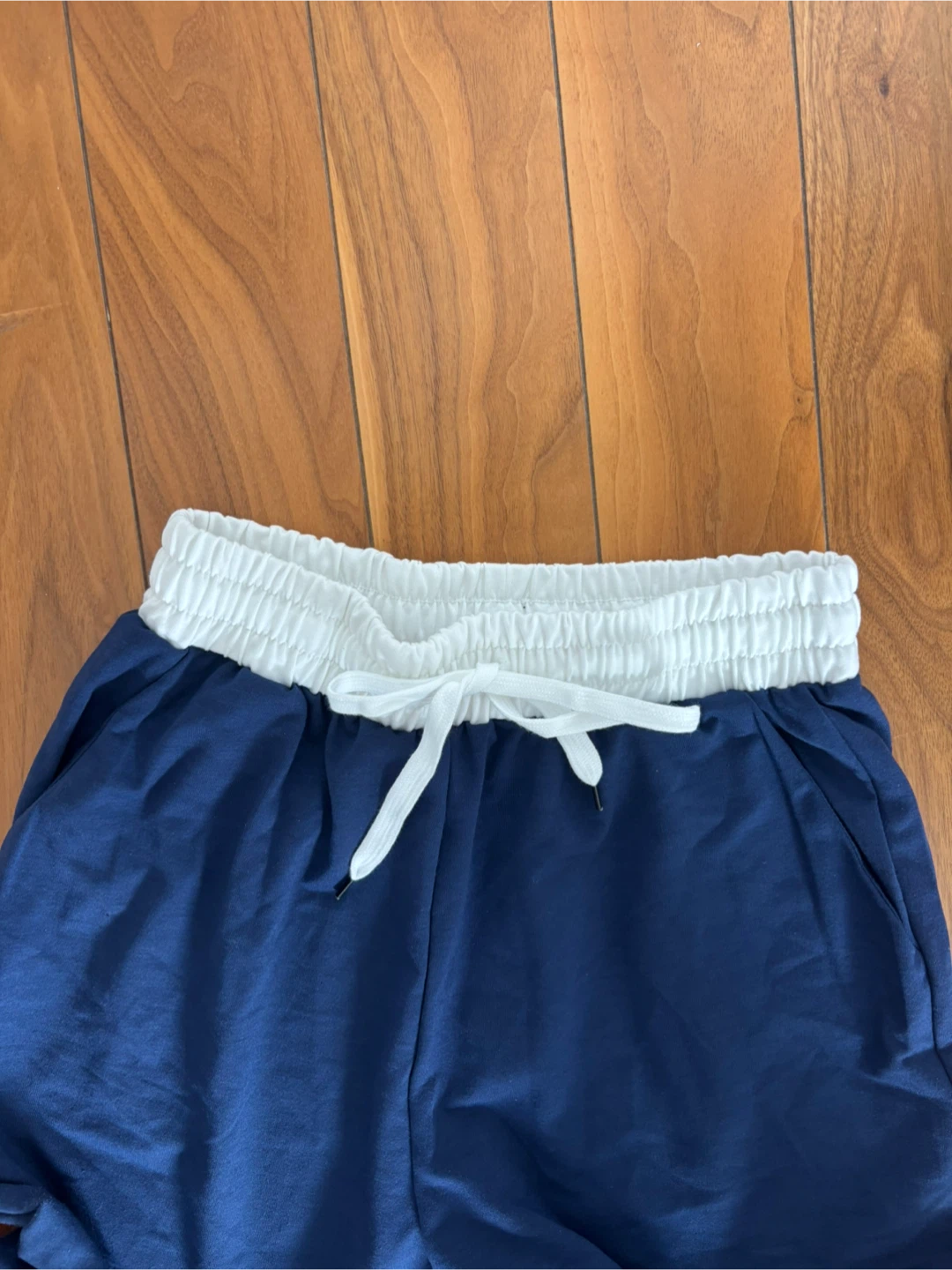 S Navy Wide Leg Sweatpants - photo 3