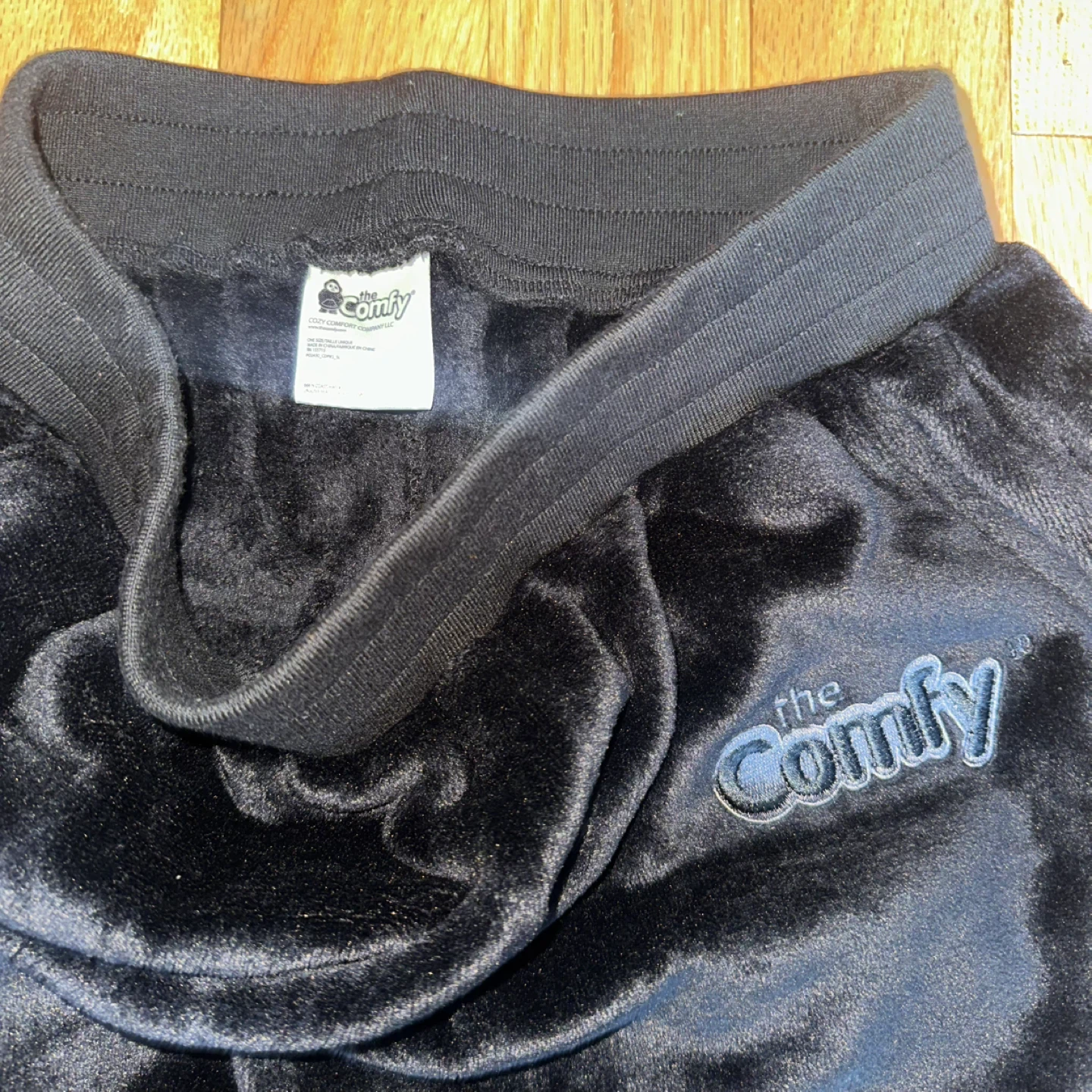 The Comfy Velour Joggers Black - photo 2