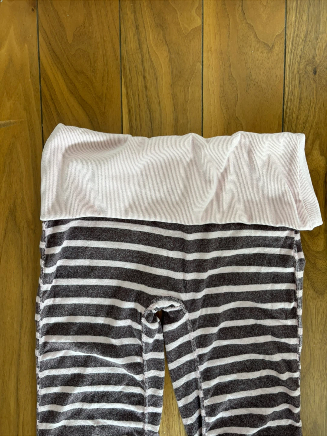 Pink & Brown Stripe Lounge Pants - photo 3