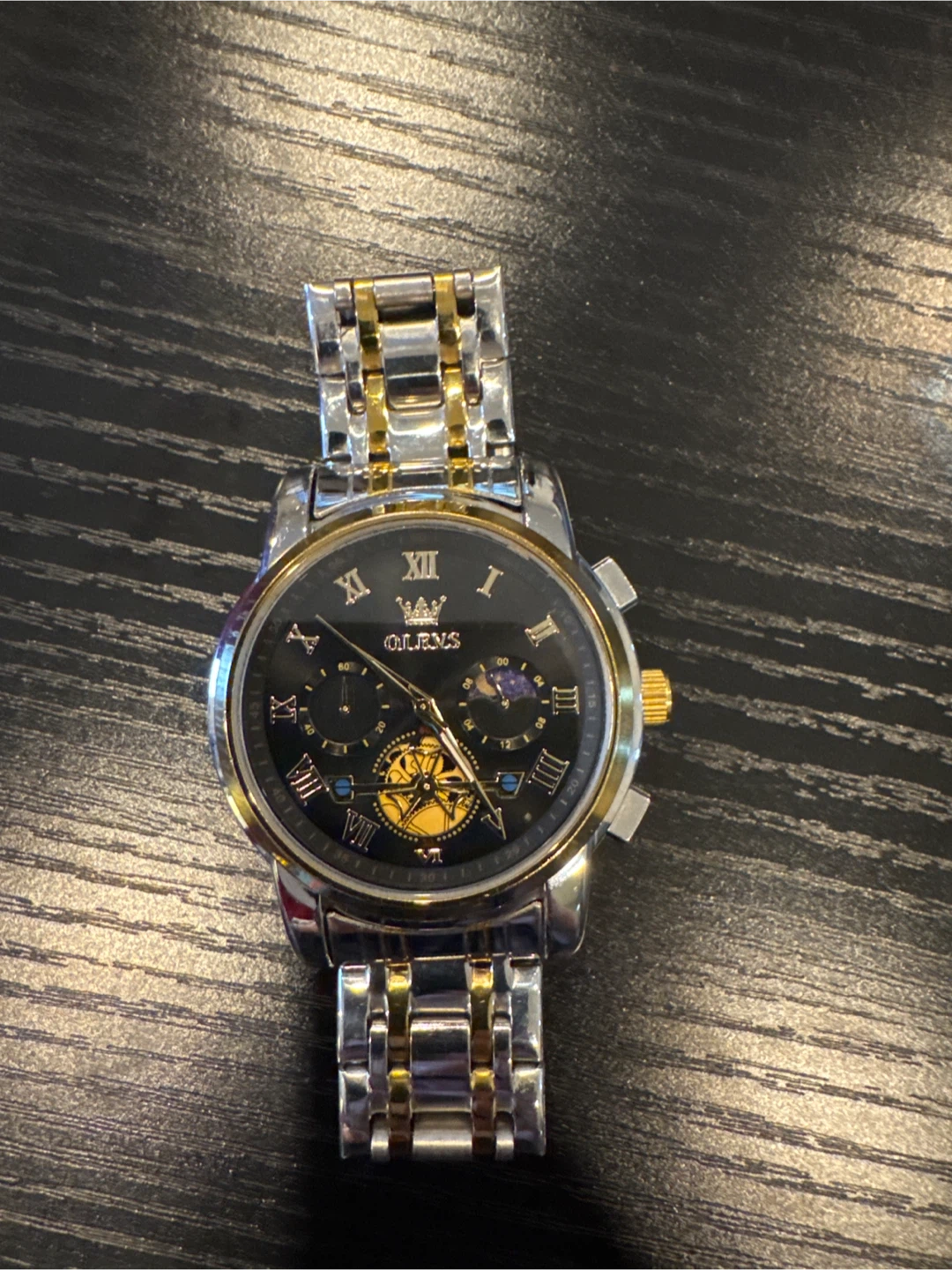 Olevs Stainless Steel & Gold Tone Automatic Watch