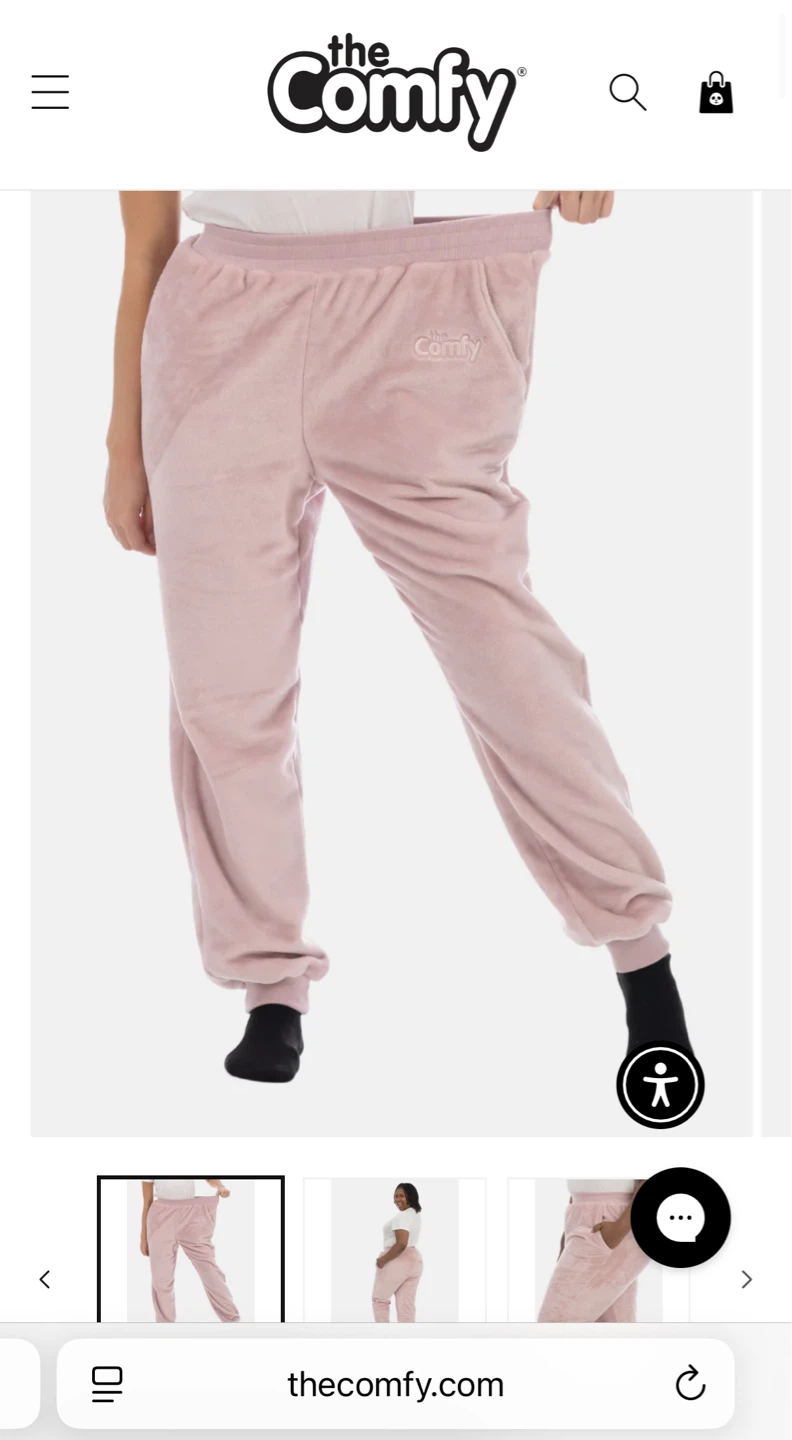 The Comfy Velour Joggers Black - photo 3