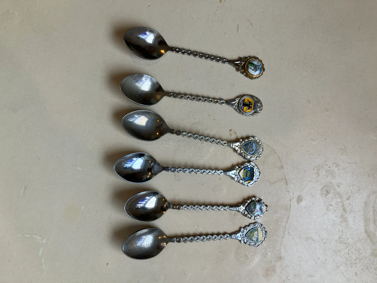 Vintage Collection of Decorative Souvenir Spoons