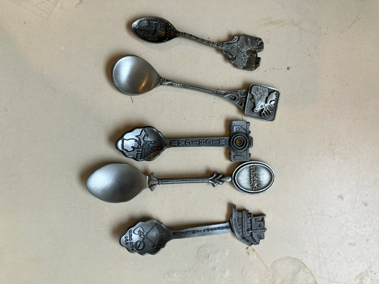 Vintage Collection of Decorative Souvenir Spoons - photo 4