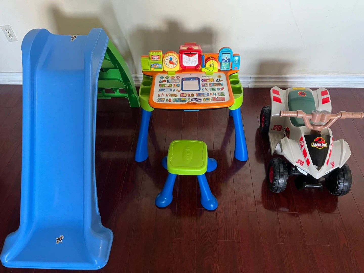 🥕 Kids Toys - slide, learning desk, ATV, toy cars - photo 3