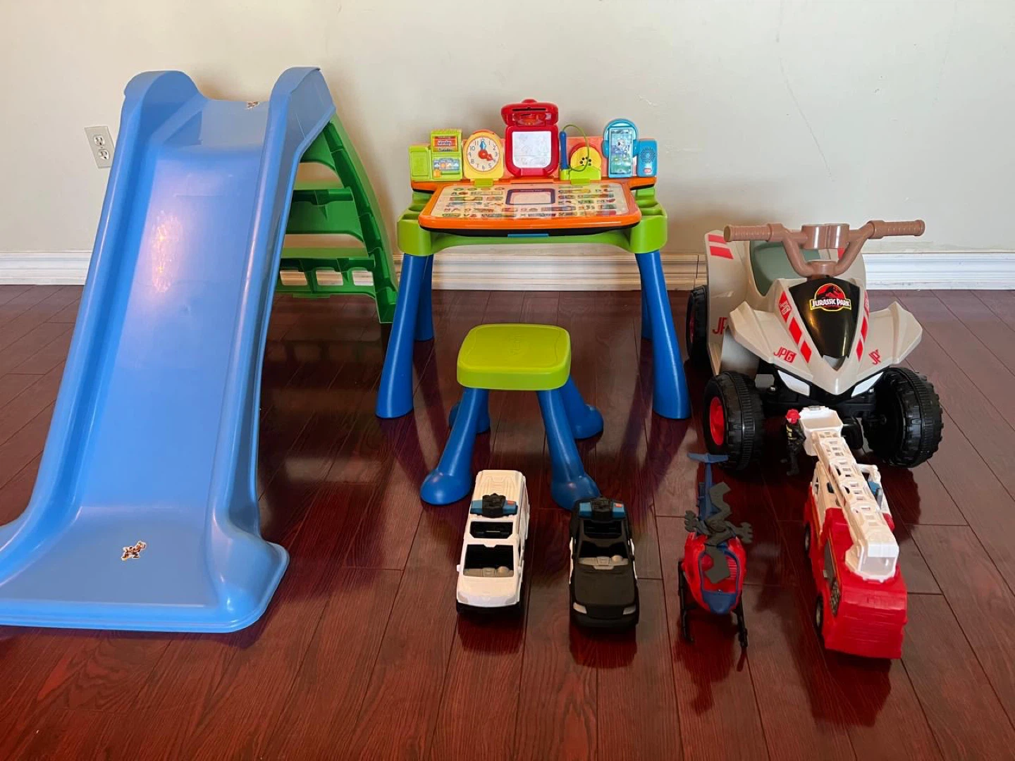 🥕 Kids Toys - slide, learning desk, ATV, toy cars