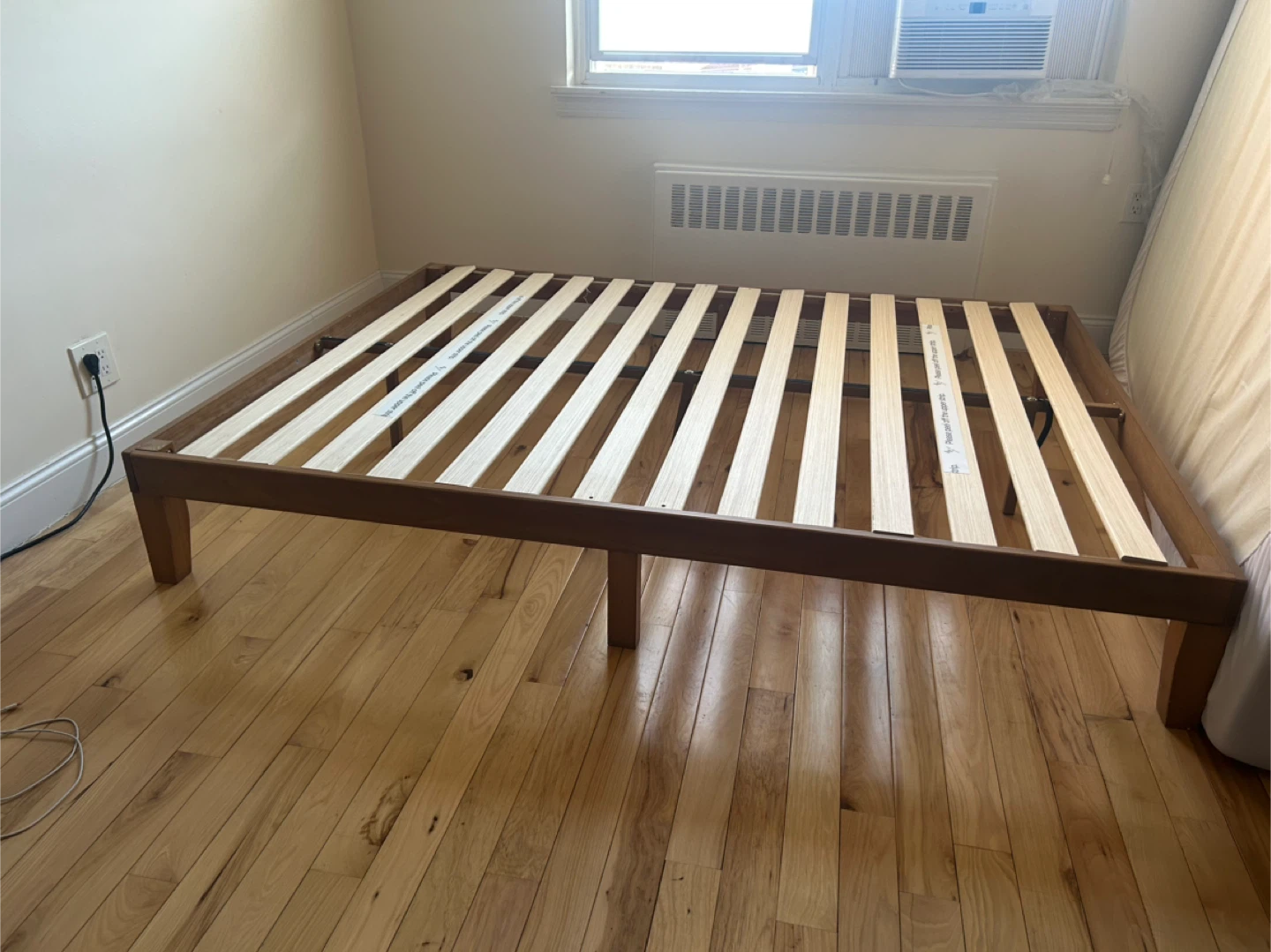 Wooden Bed Frame queen size (free)