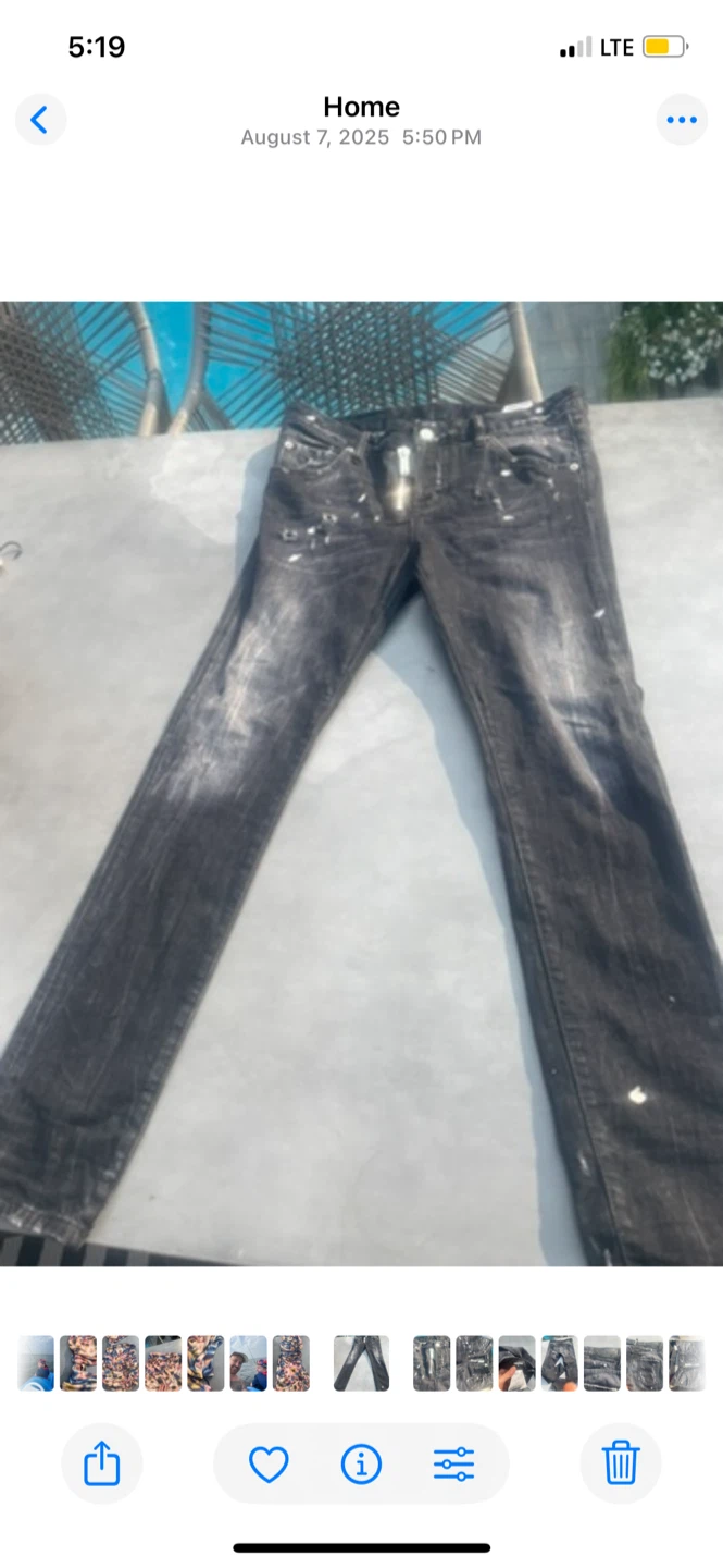 DSQUARED2 Cool Girl Jean Women's Size 38 Black Distressed Denim - photo 5