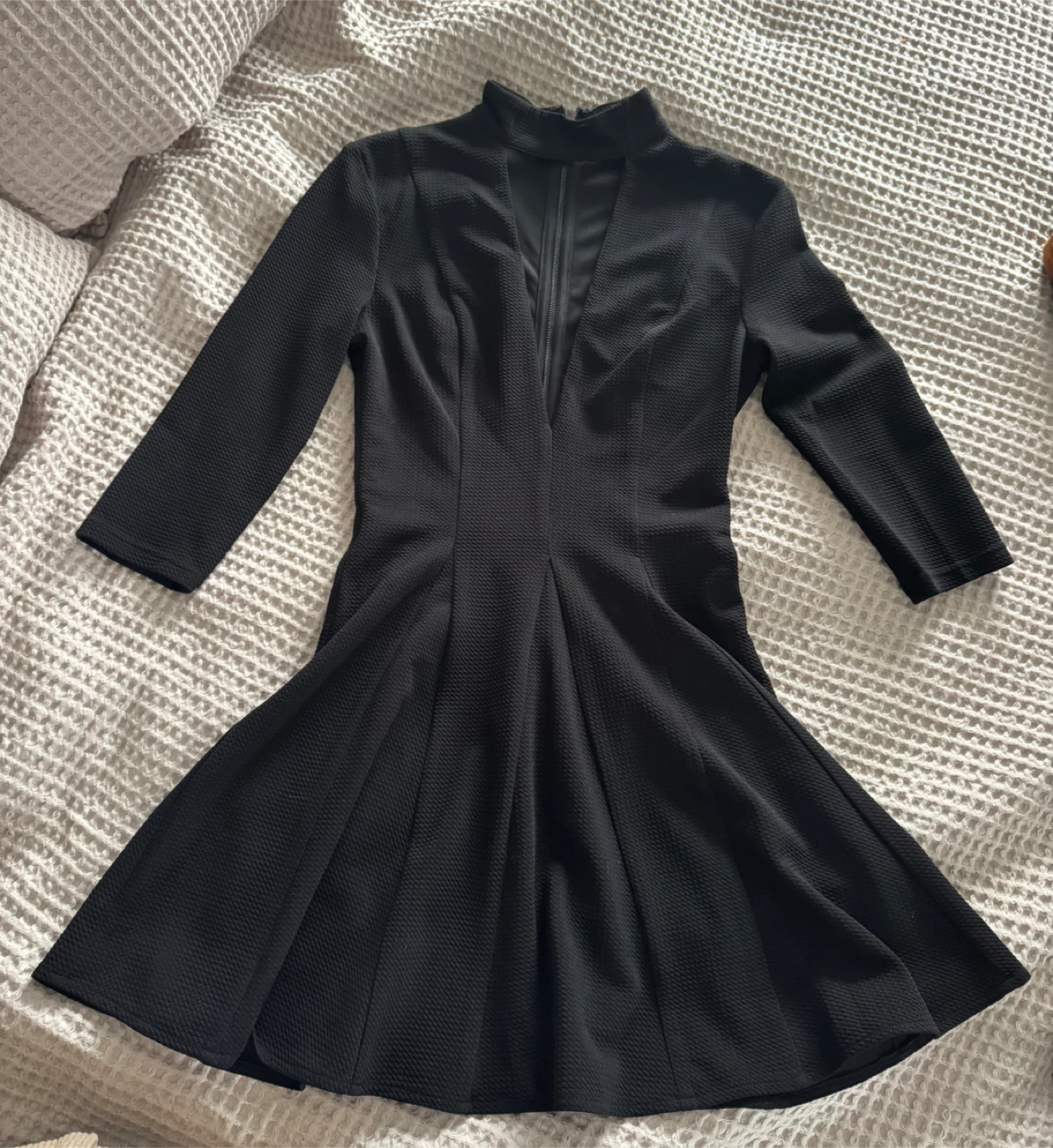 Tiger Mist Deep V Mini Dress