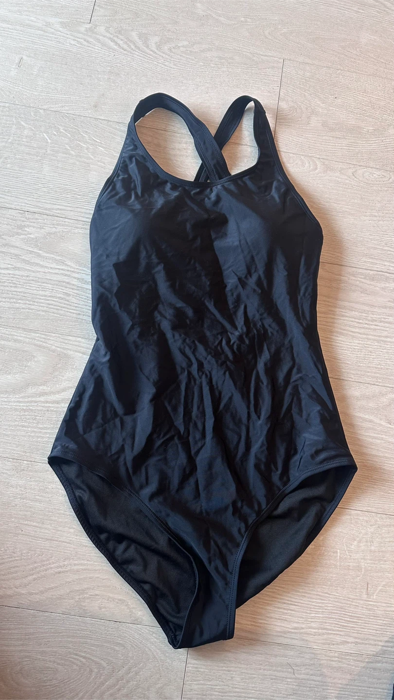 Black One-Piece Swimsuit - Size M - New