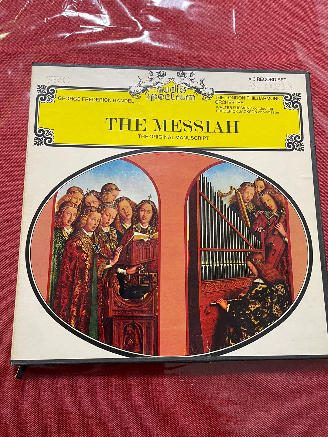 George Frederick Handel The Messiah 3 Record Set