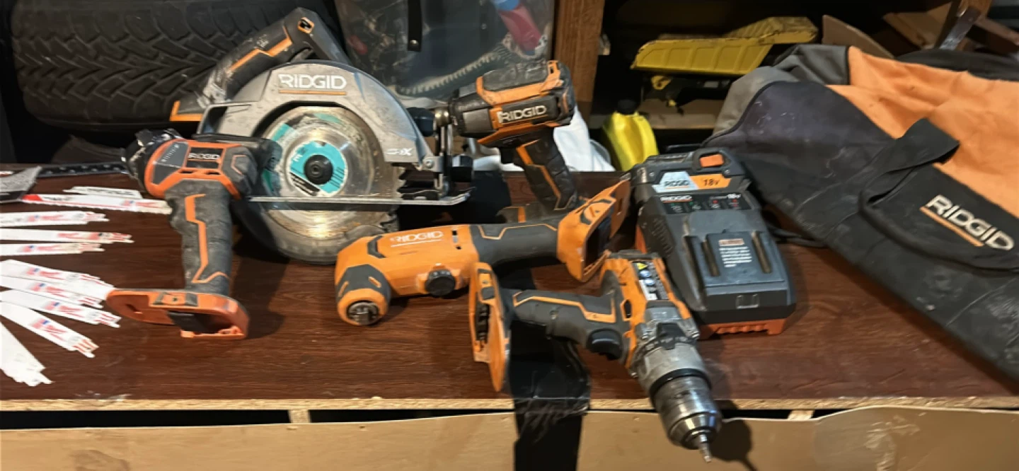 Ridgid Power Tool Combo Kit with Accessories - photo 2