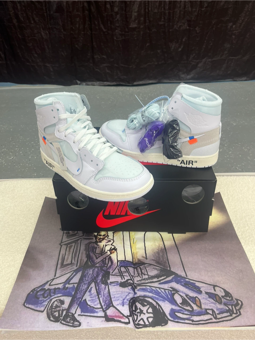 Nike Air Jordan 1 Off-White Sneakers