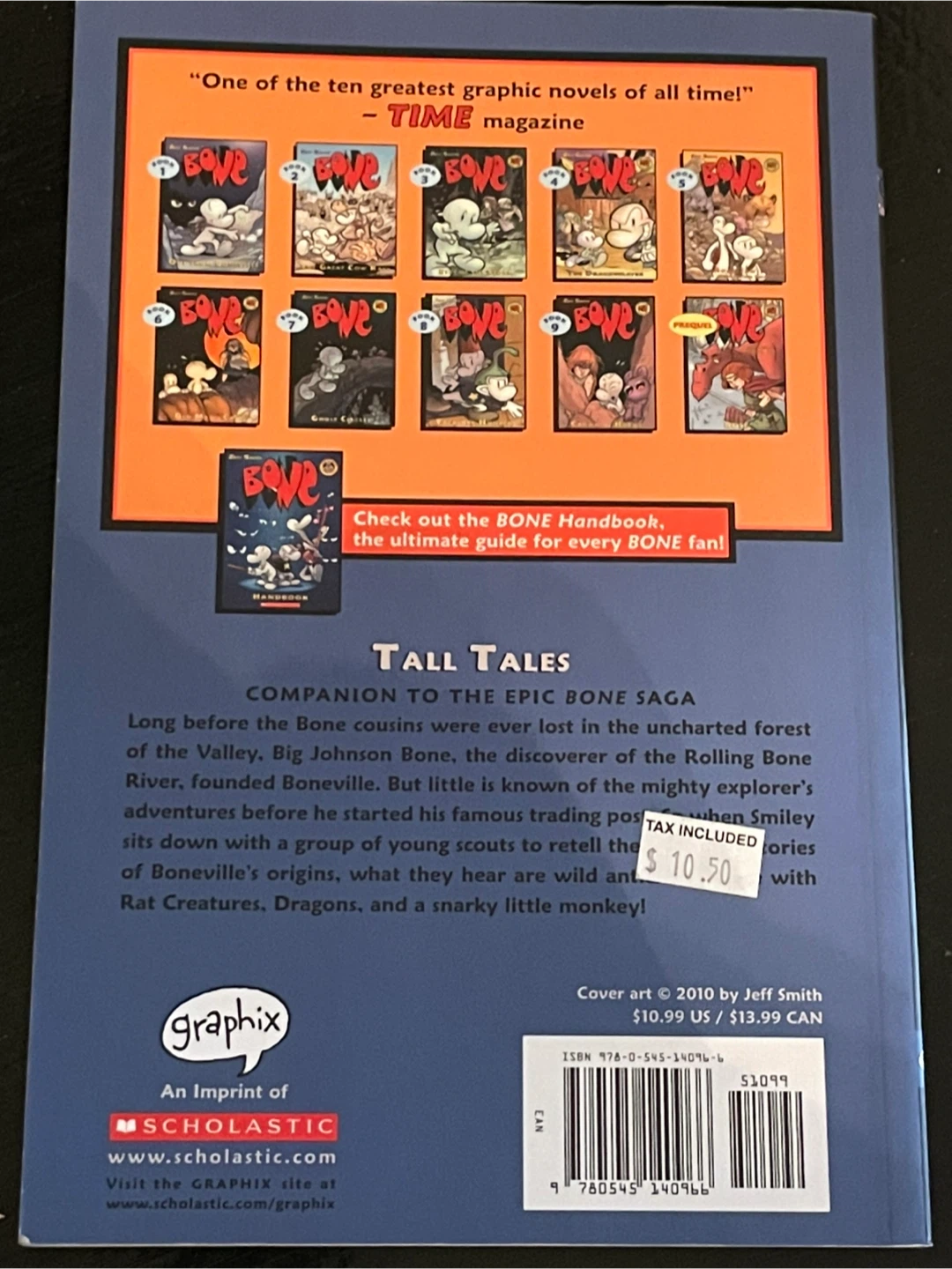BONE Tall Tales Graphic Novel by Jeff Smith - photo 2