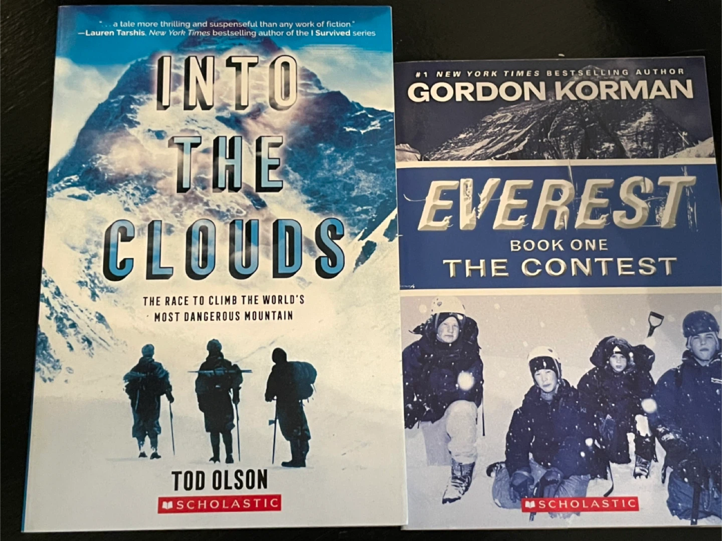 Gordon Korman Everest Book One & Into The Clouds