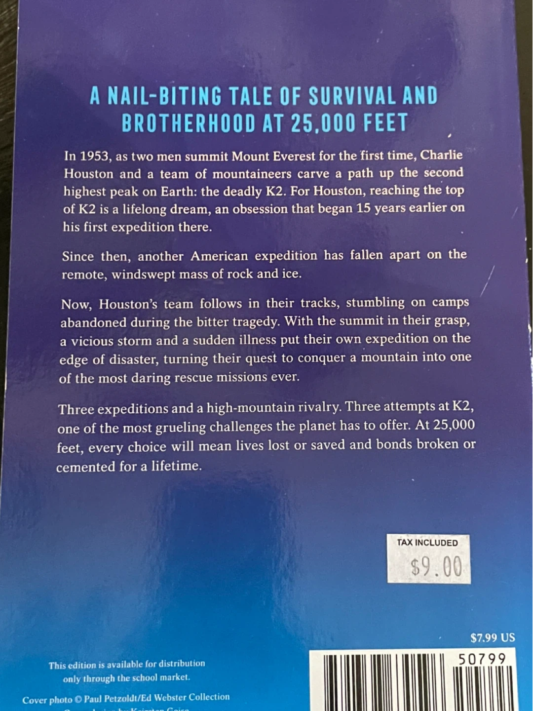 Gordon Korman Everest Book One & Into The Clouds - photo 3