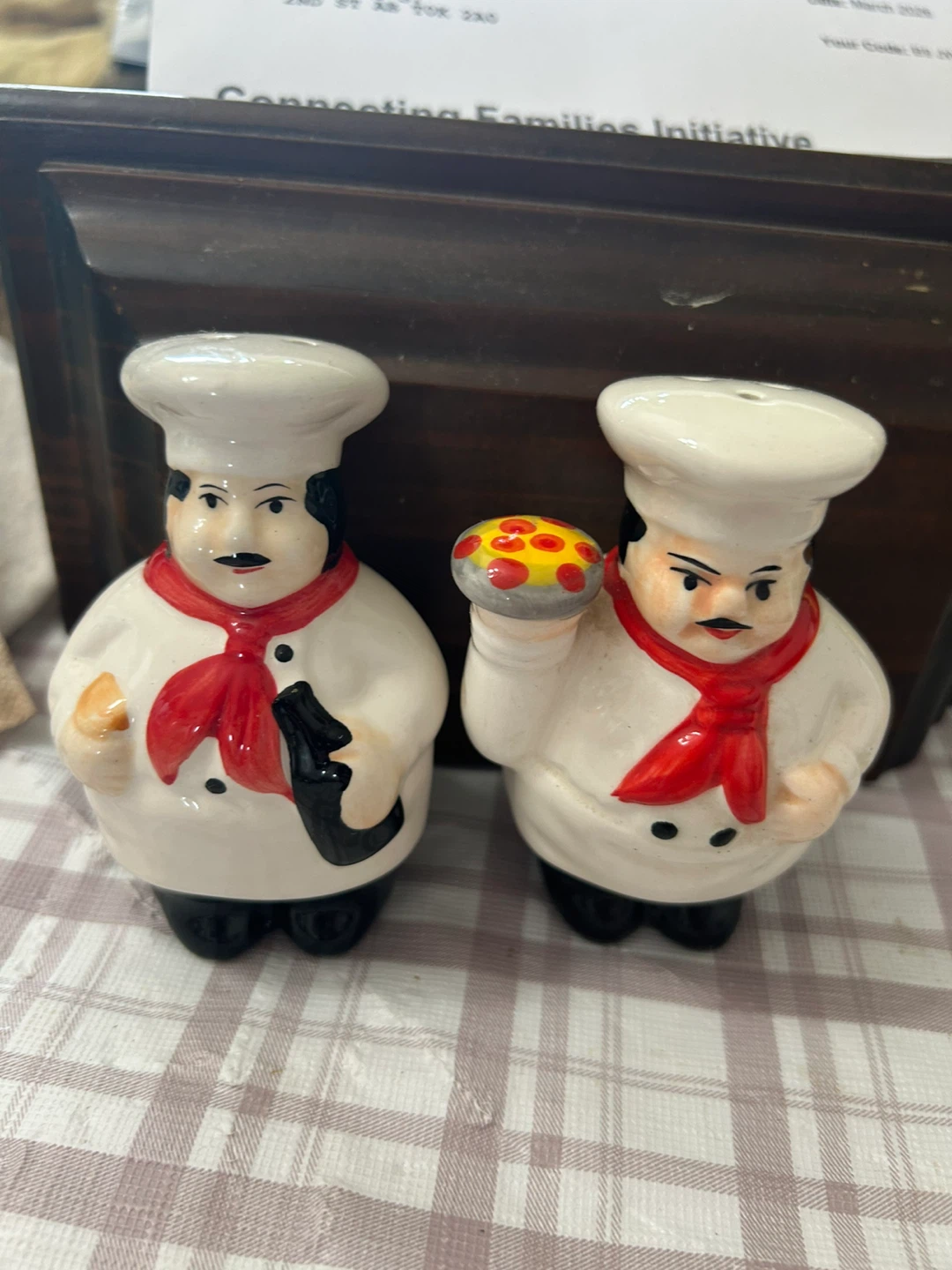 Chef Salt and Pepper Shakers