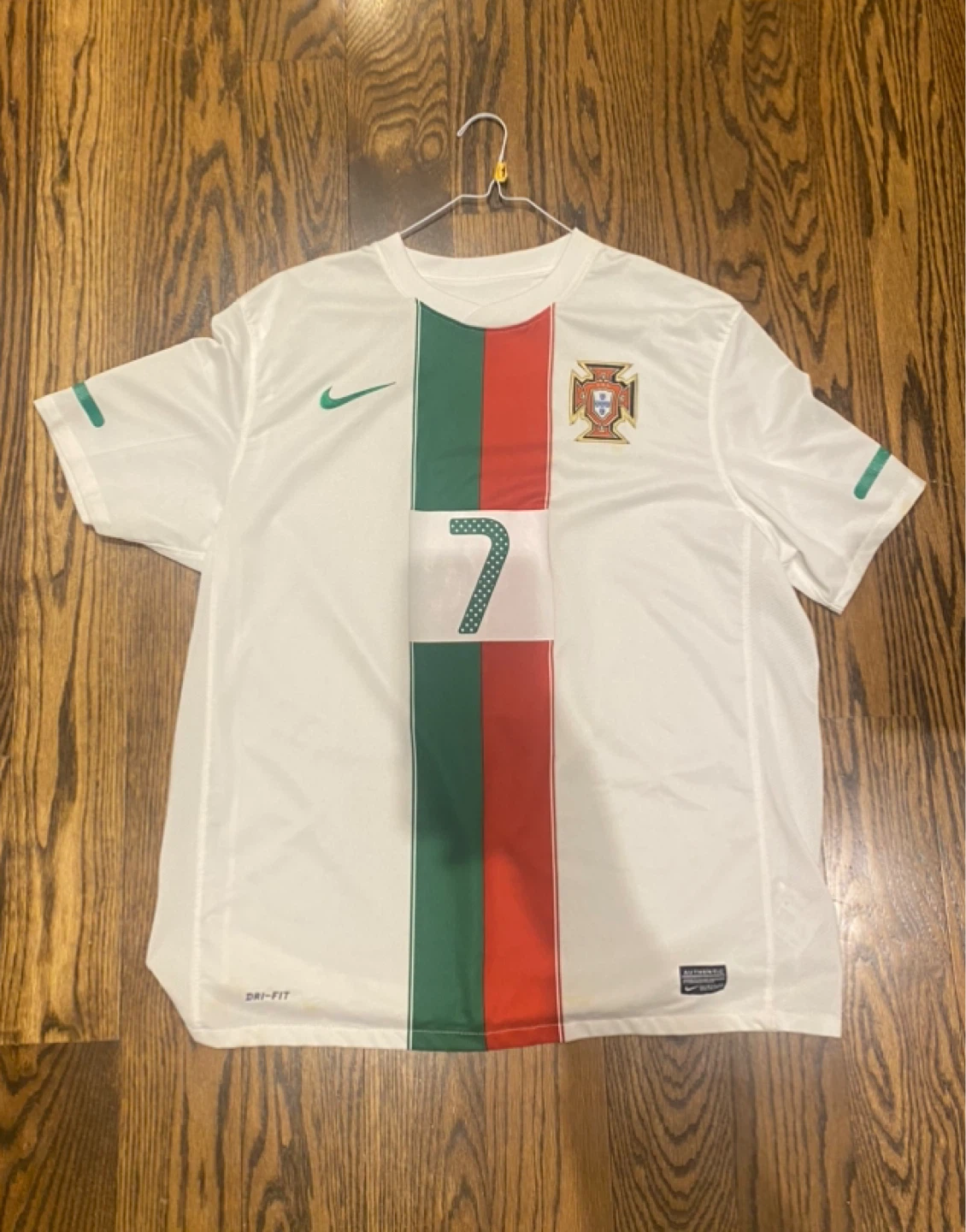 Cristiano Ronaldo Portugal Nike Jersey 2010 World Cup retro