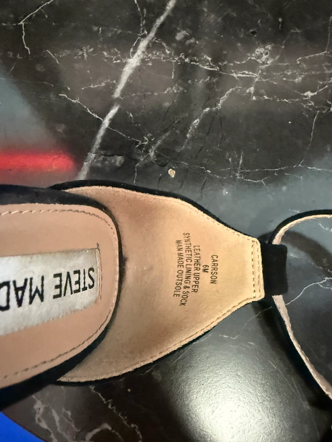 Steve Madden Black Suede Block Heel Sandals - photo 4
