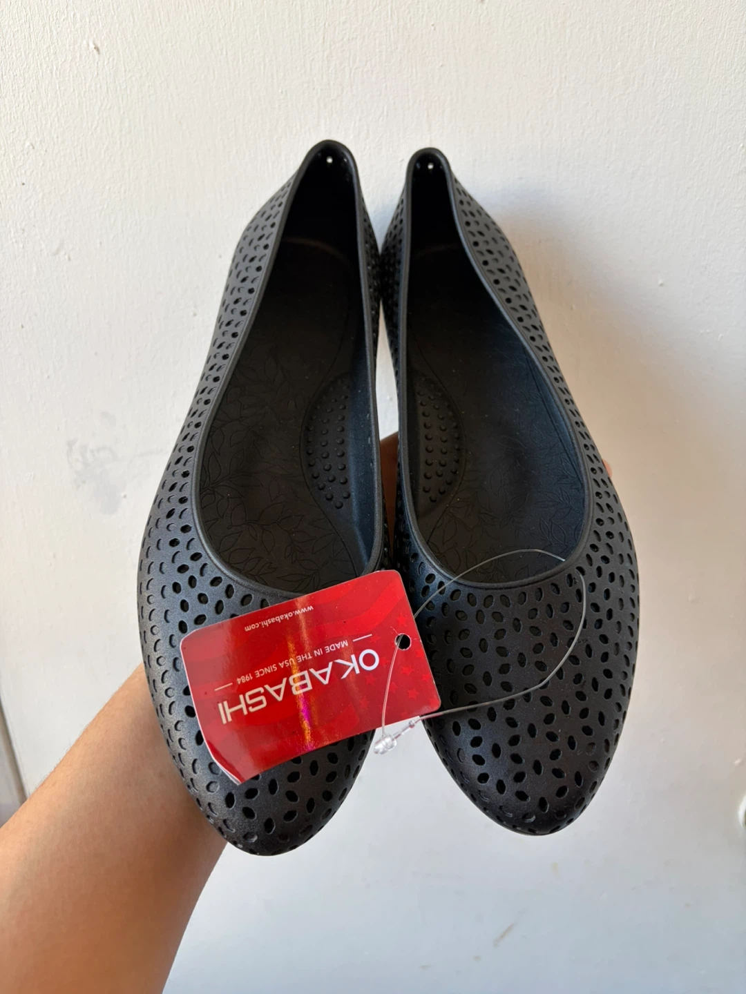 New OKABASHI Samantha Woman's Ballet Flats Size 10 🥕