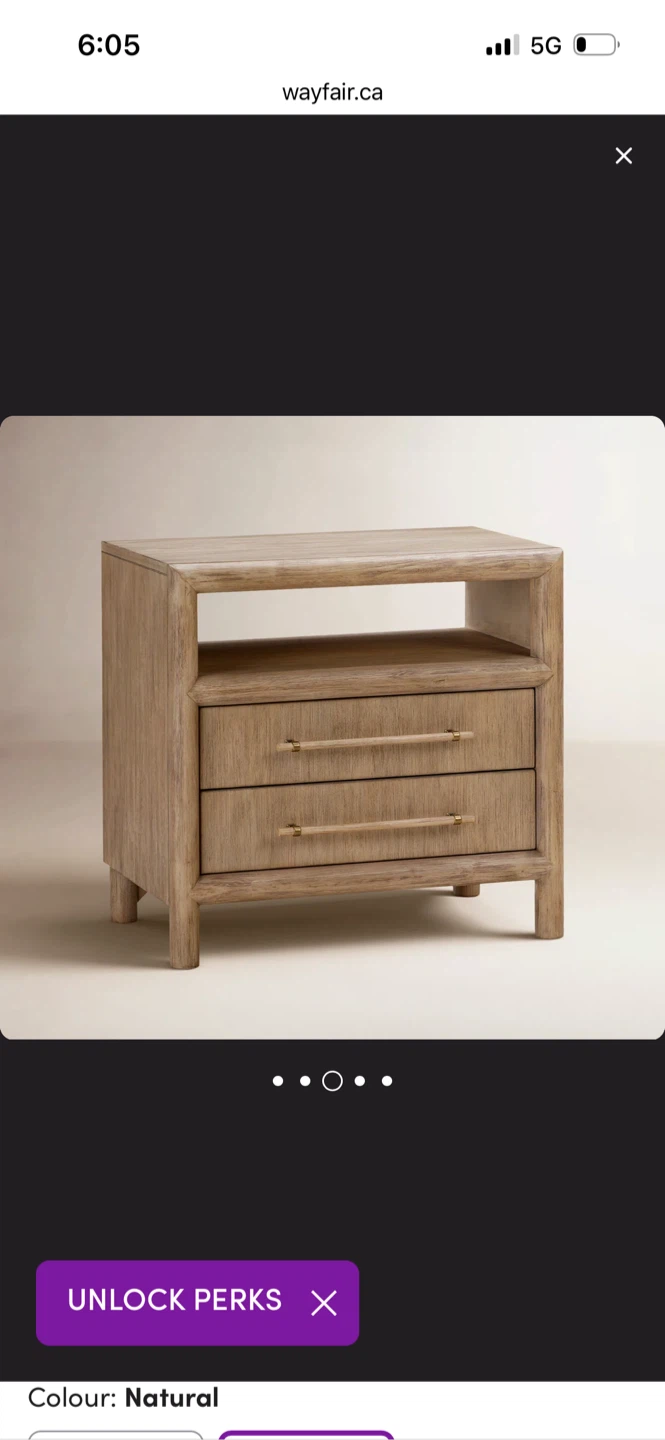 New Colleen 28" W Nightstand with Two USB - photo 5