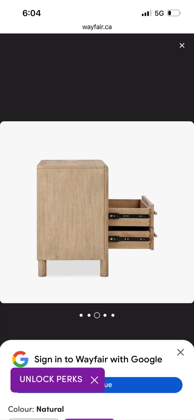 New Colleen 28" W Nightstand with Two USB - photo 3