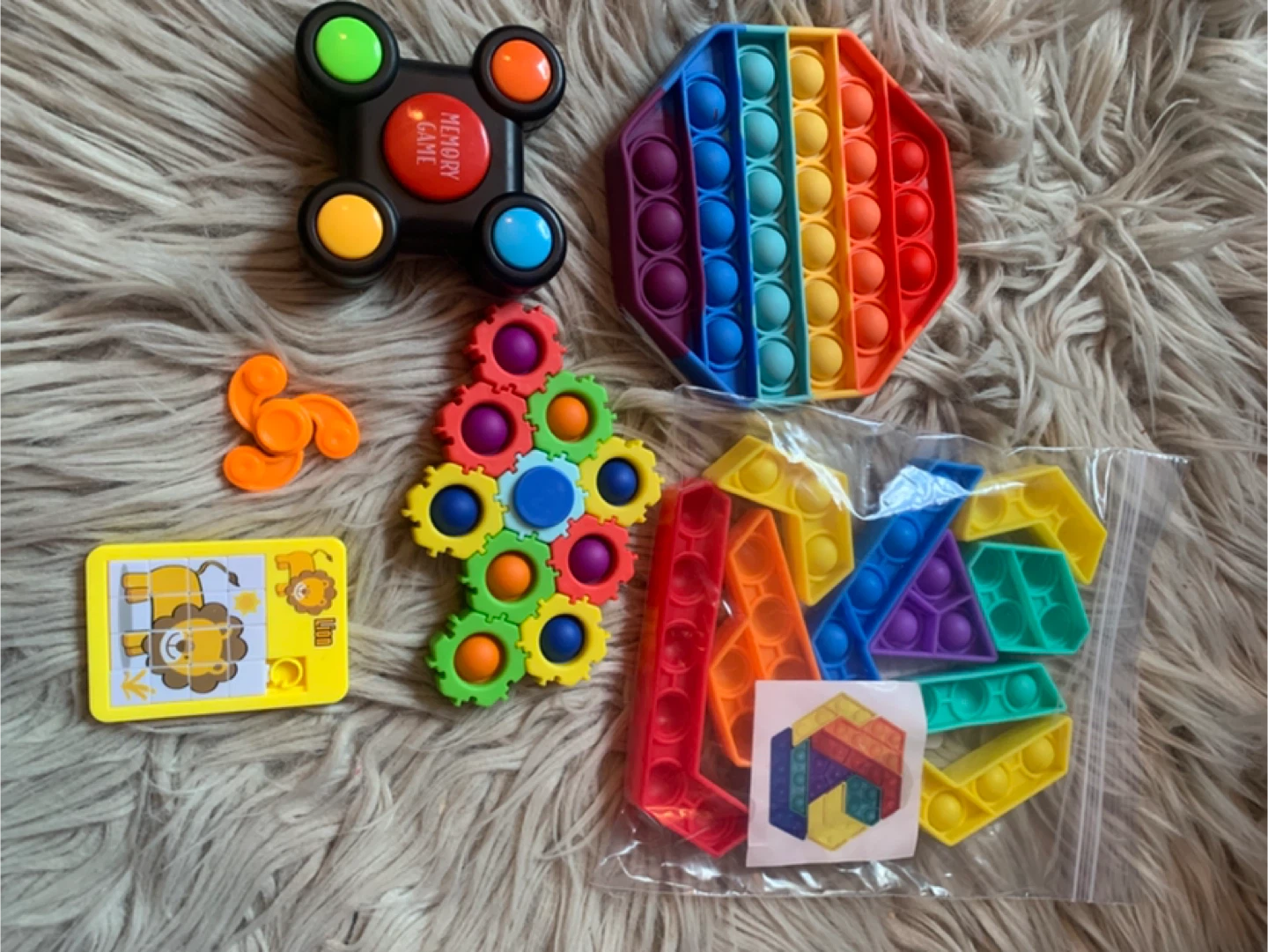 Fidget Toy Bundle - Memory Game, Pop-Its, and More