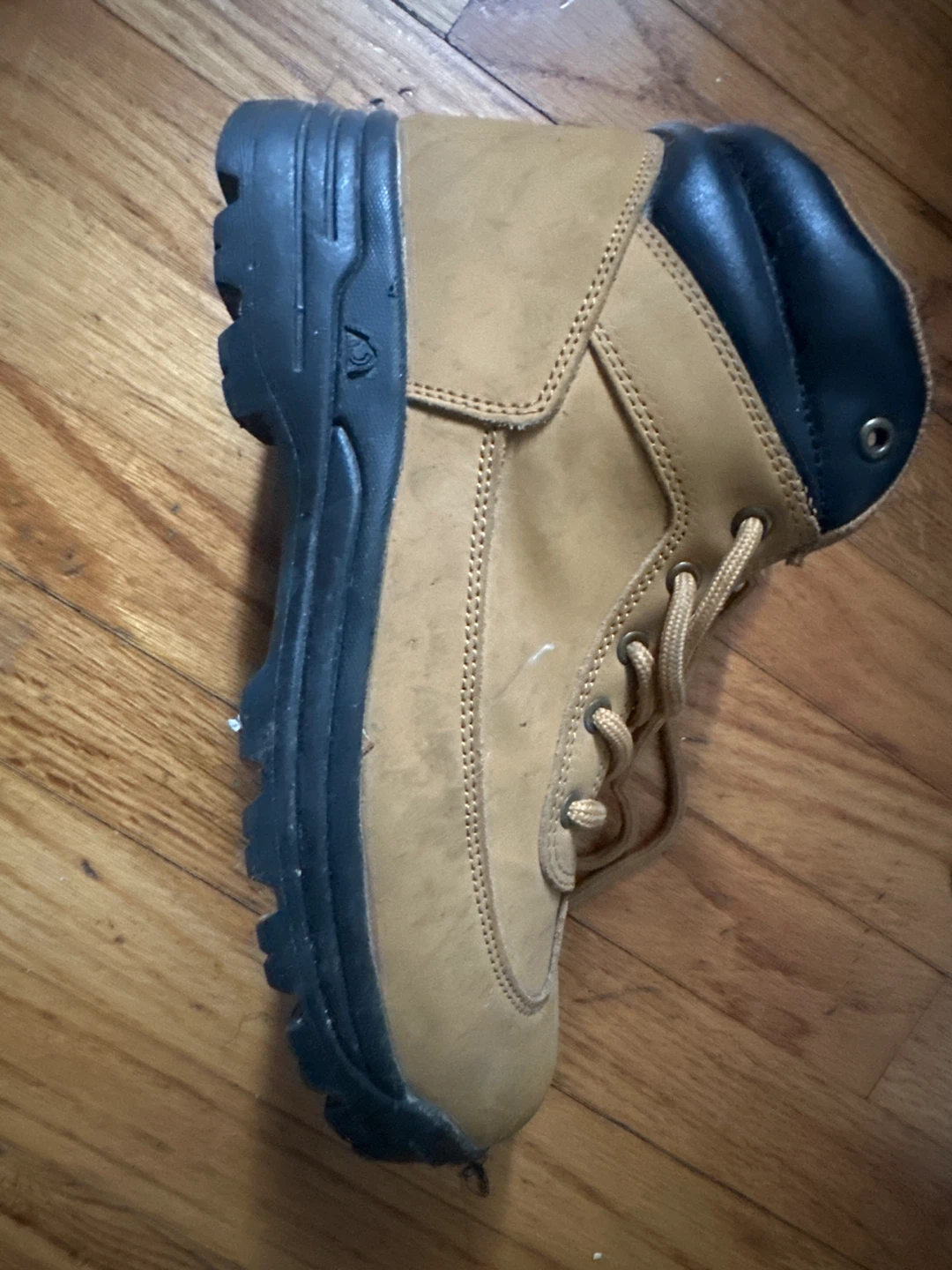 Men's Tan Leather Work Boots