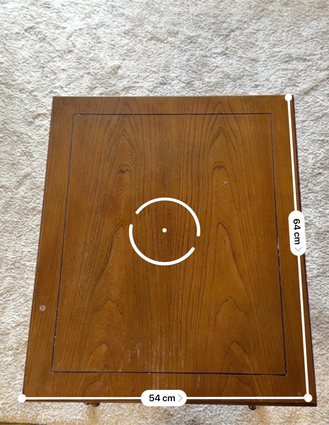 Wooden Table - 54x64 cm - photo 2