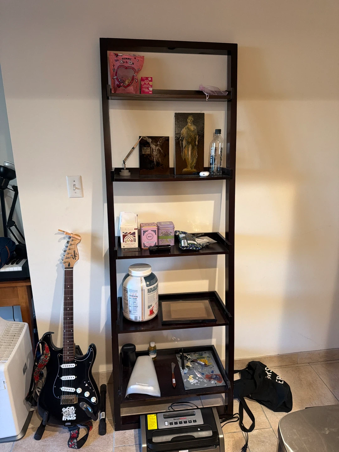 Wooden shelf
