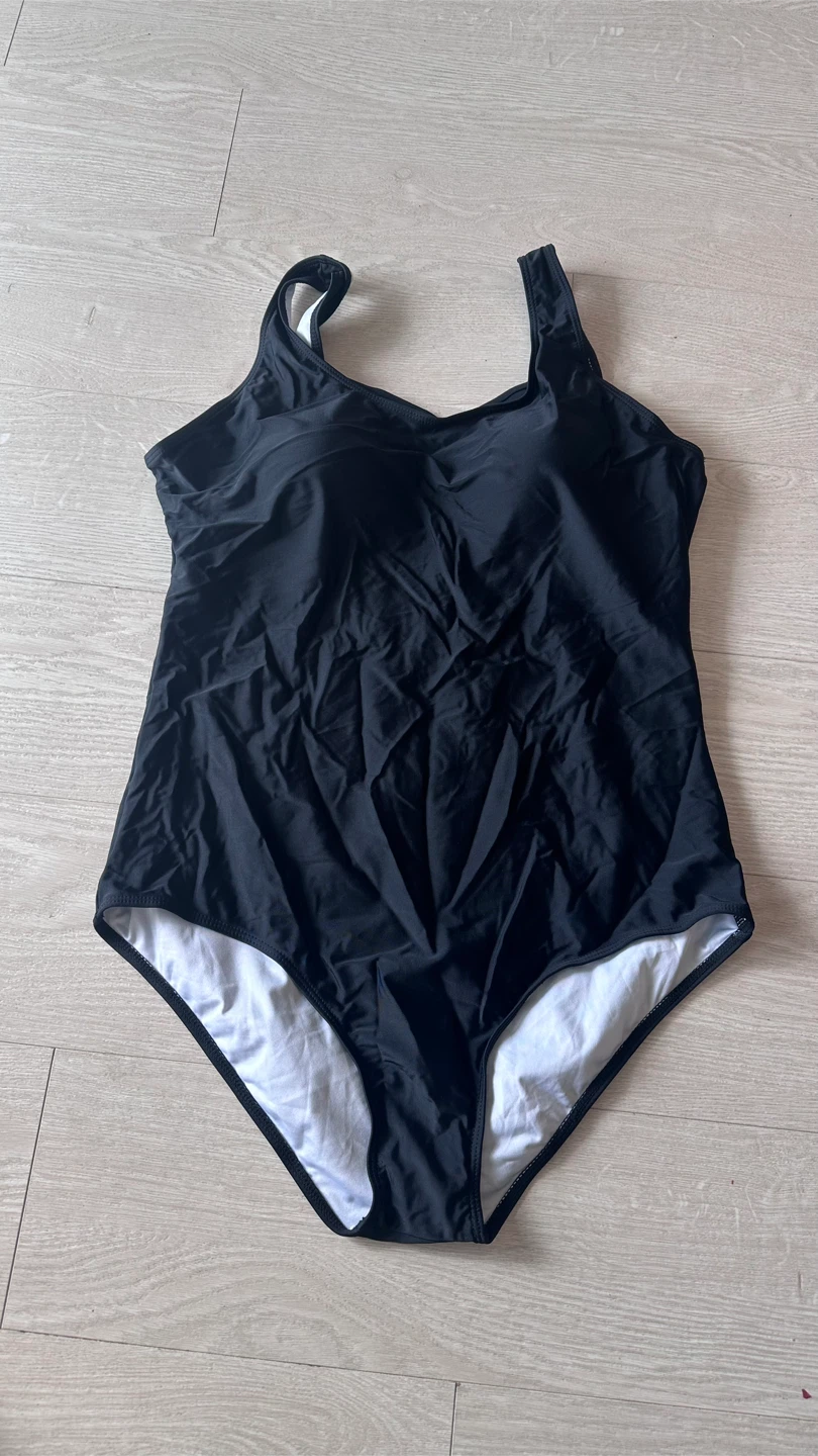 Black One-Piece Swimsuit - Size XXL - New