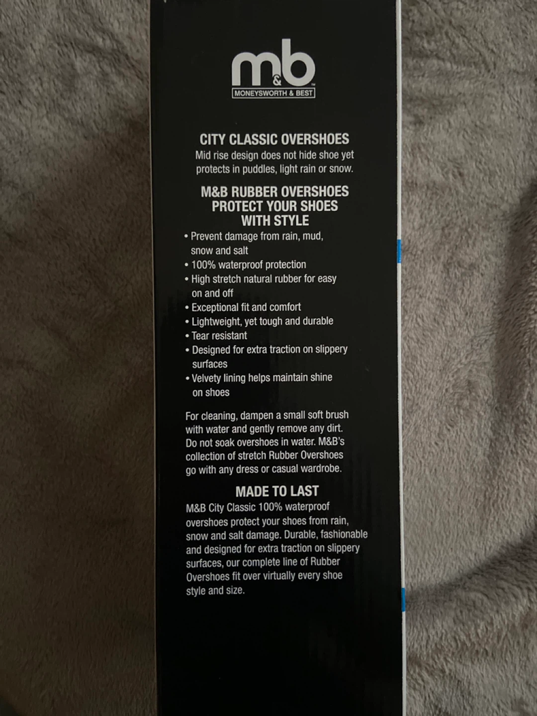 Moneysworth & Best City Classic Overshoes - XL Jet Black - photo 3