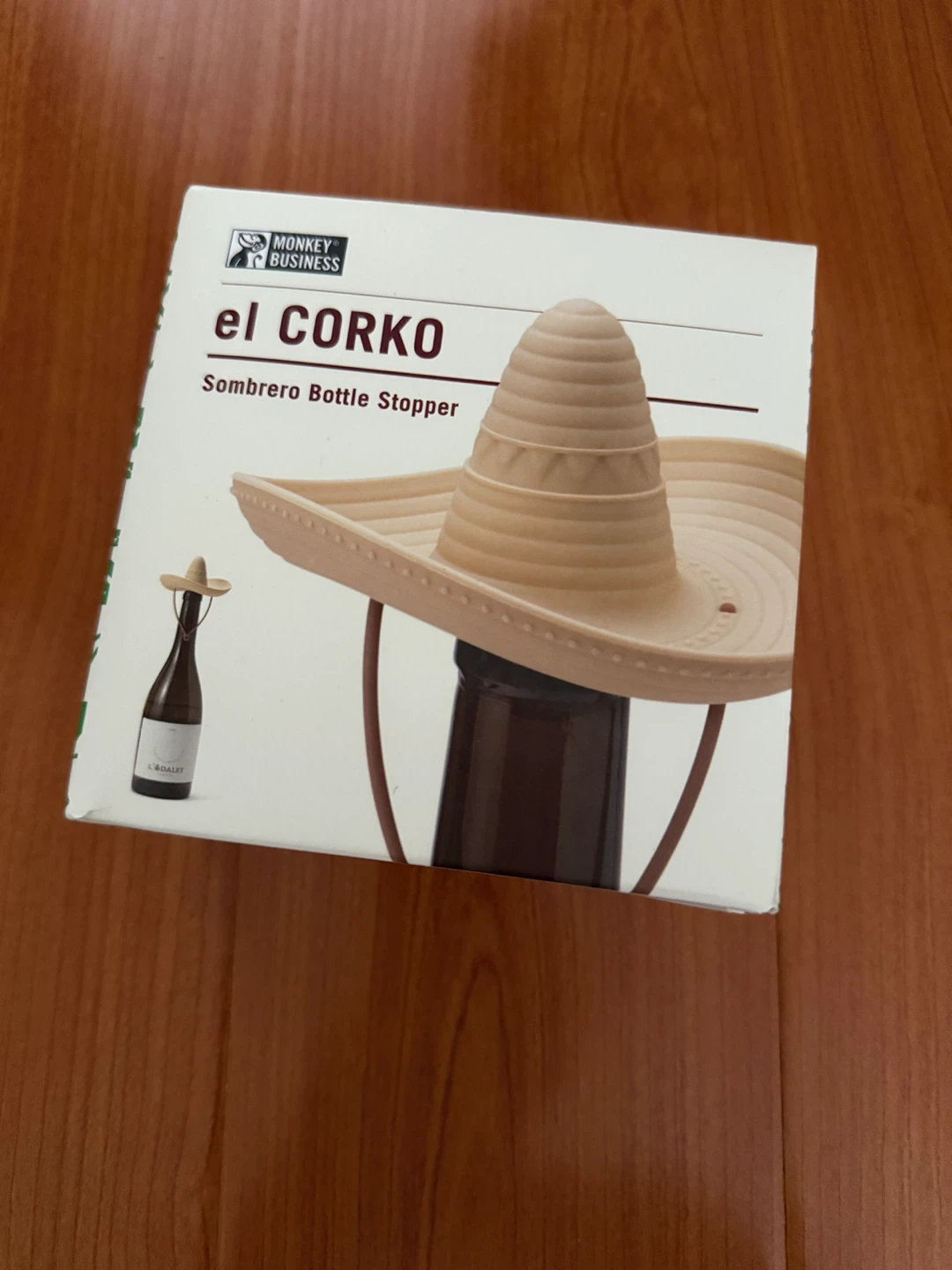 Monkey Business El Corko Sombrero Bottle Stopper