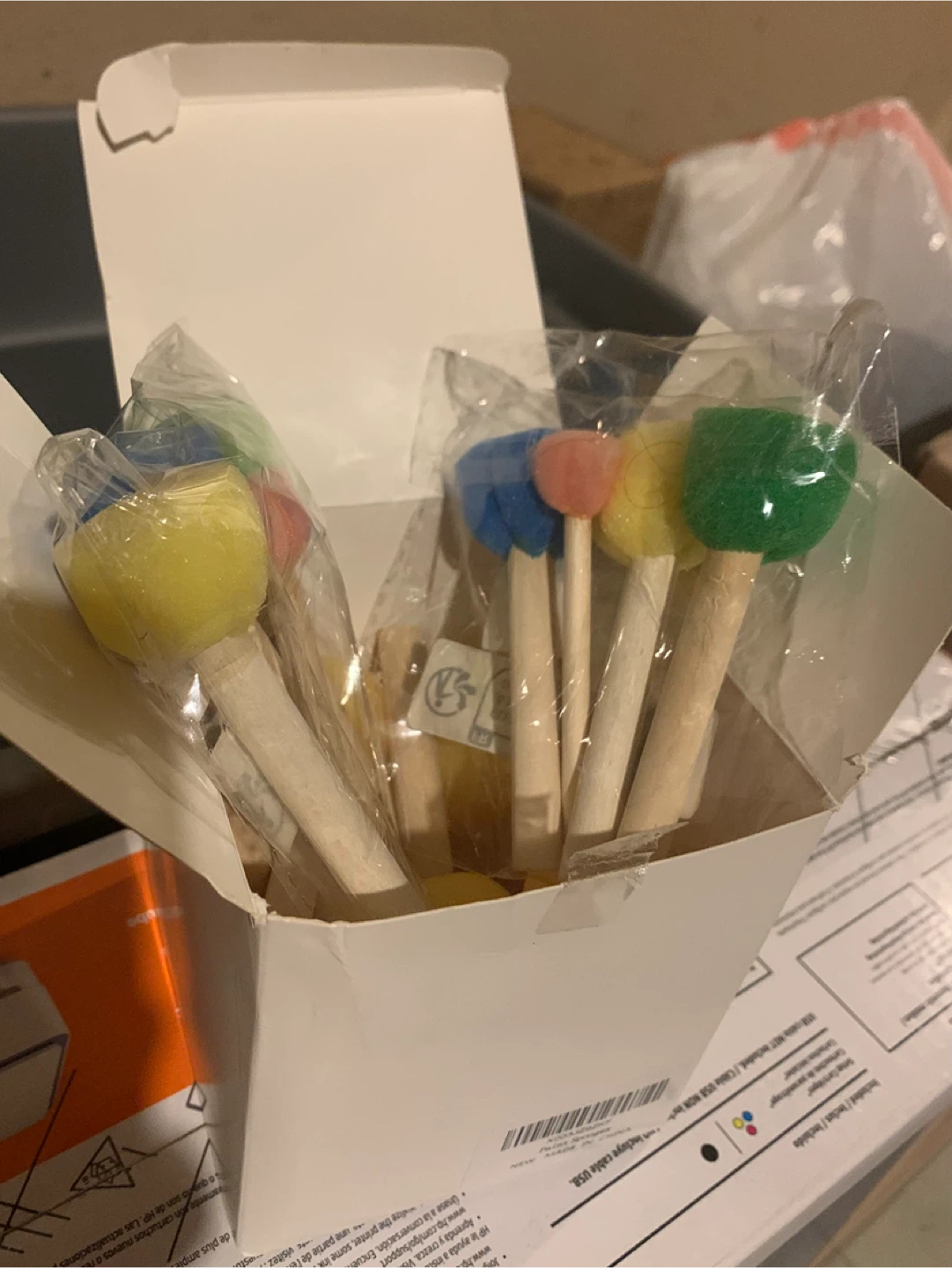 🥕Multi-Color Foam Sponge Paint Brushes