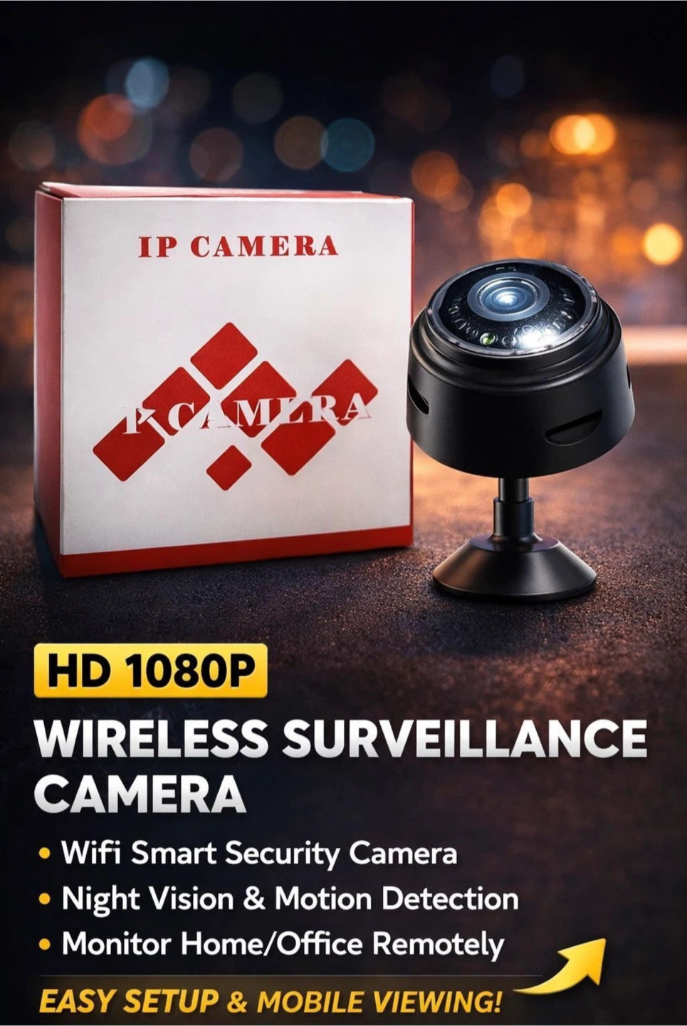 HD 1080P Wireless IP Camera