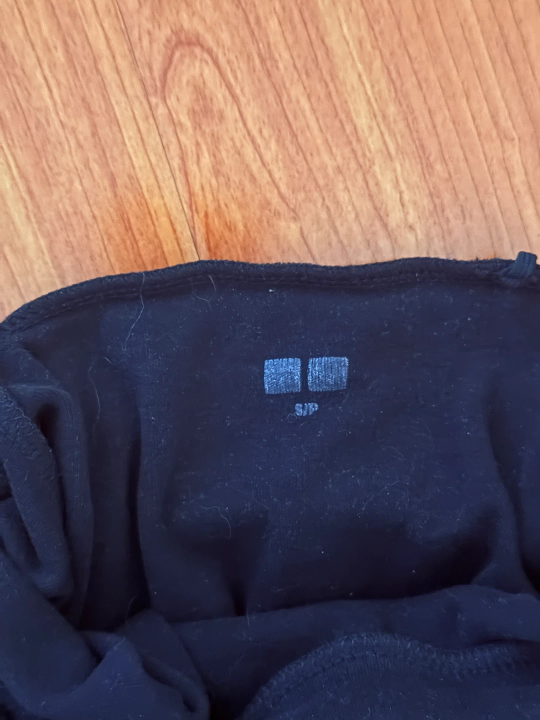 Black Long Sleeve Turtleneck Top - Size S/P - photo 3