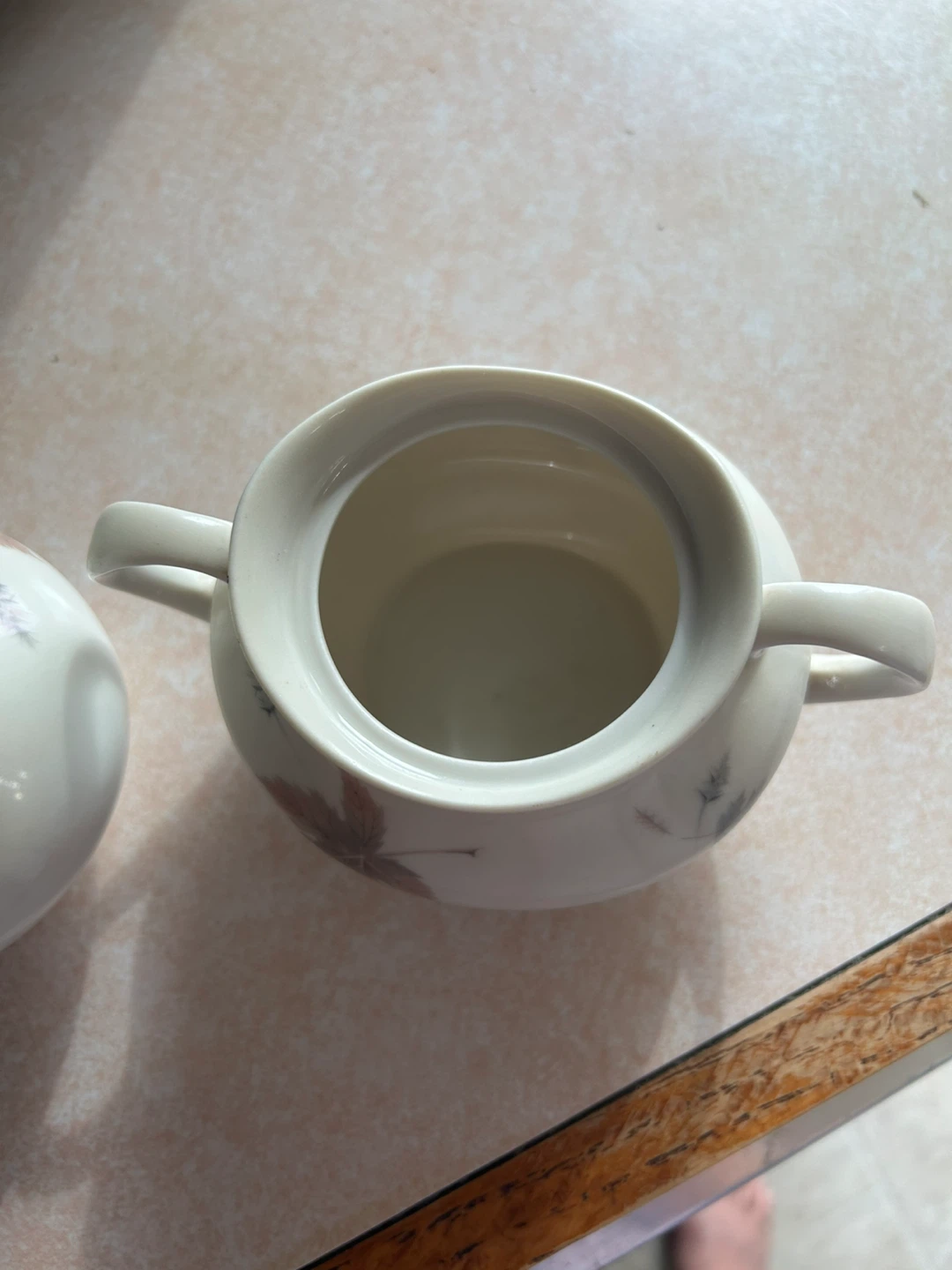Royal Doulton Tumbling Leaves Creamer and Sugar Bowl Set - photo 5