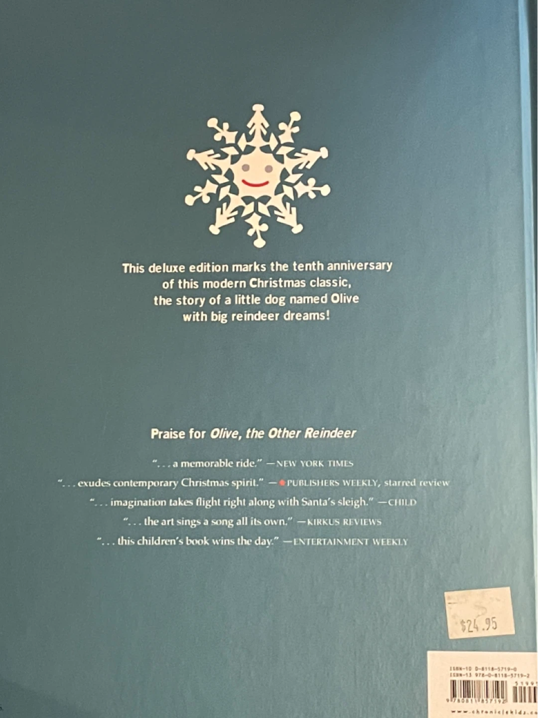 Olive, the Other Reindeer Deluxe Edition Children's Book - photo 2