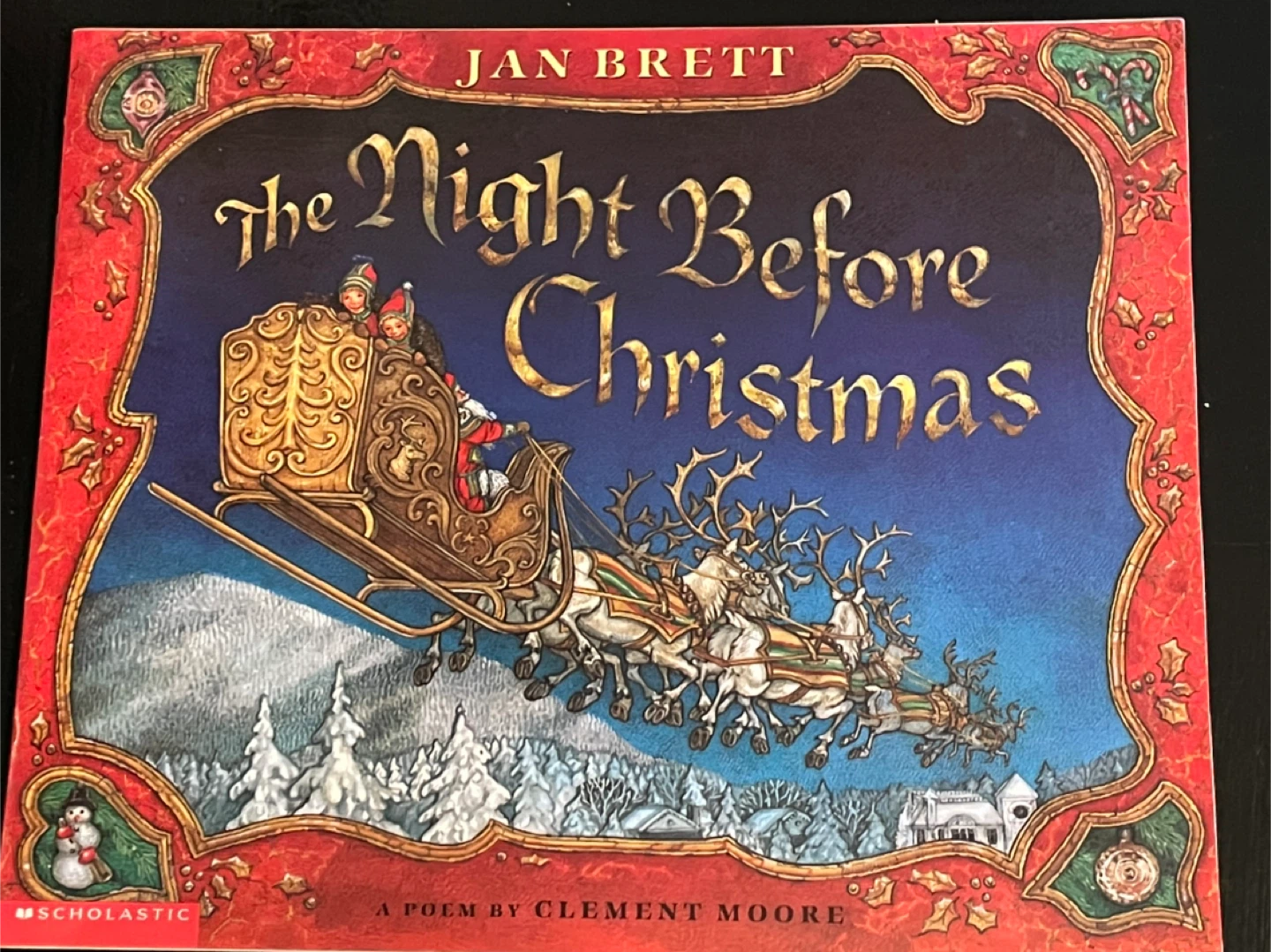 The Night Before Christmas Children's Book by Jan Brett