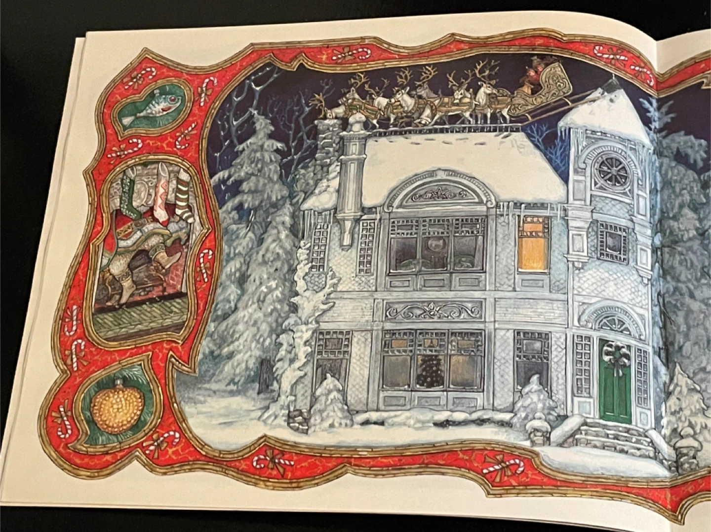 The Night Before Christmas Children's Book by Jan Brett - photo 2