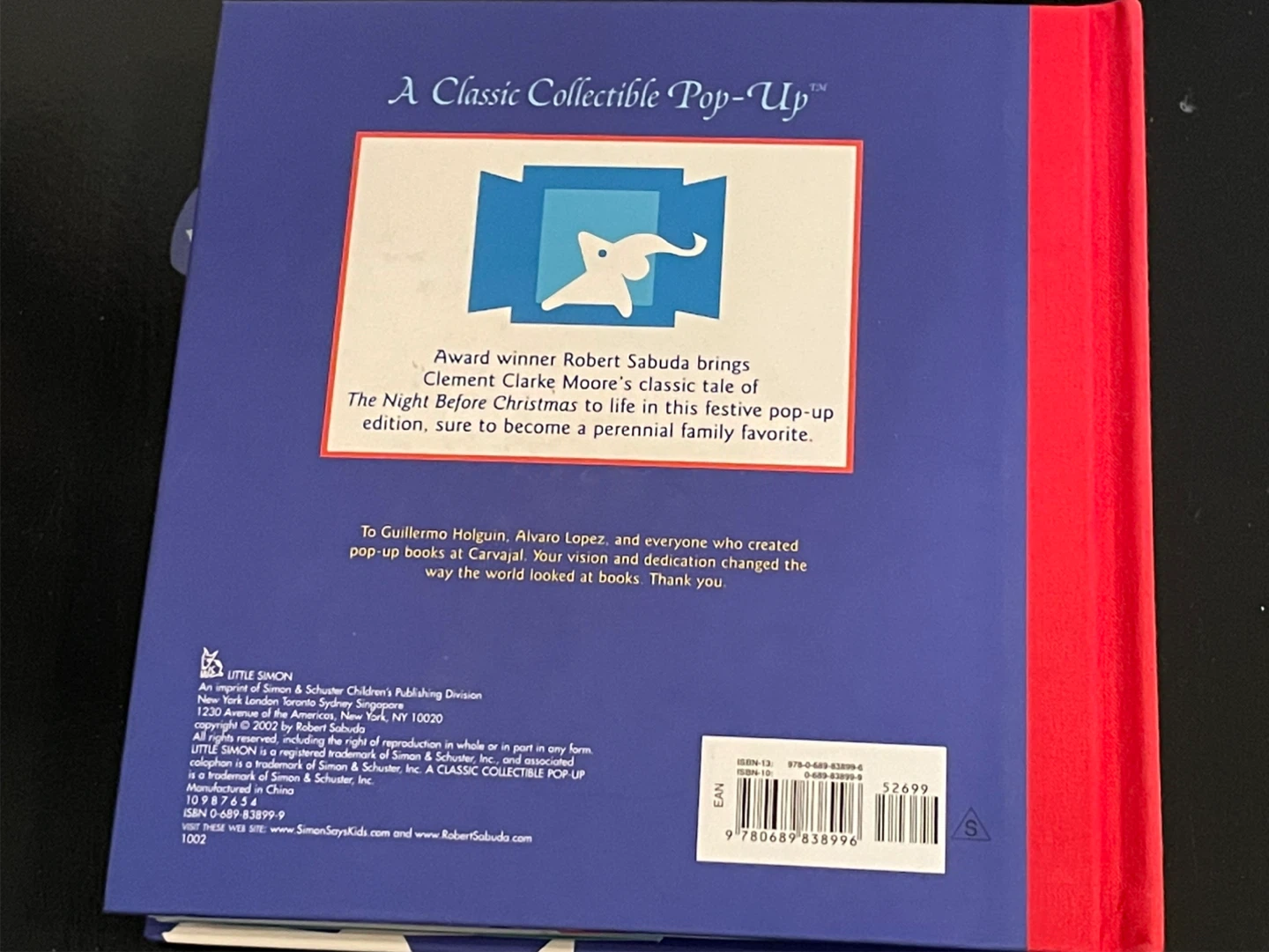 The Night Before Christmas Pop-Up Book by Robert Sabuda - photo 2