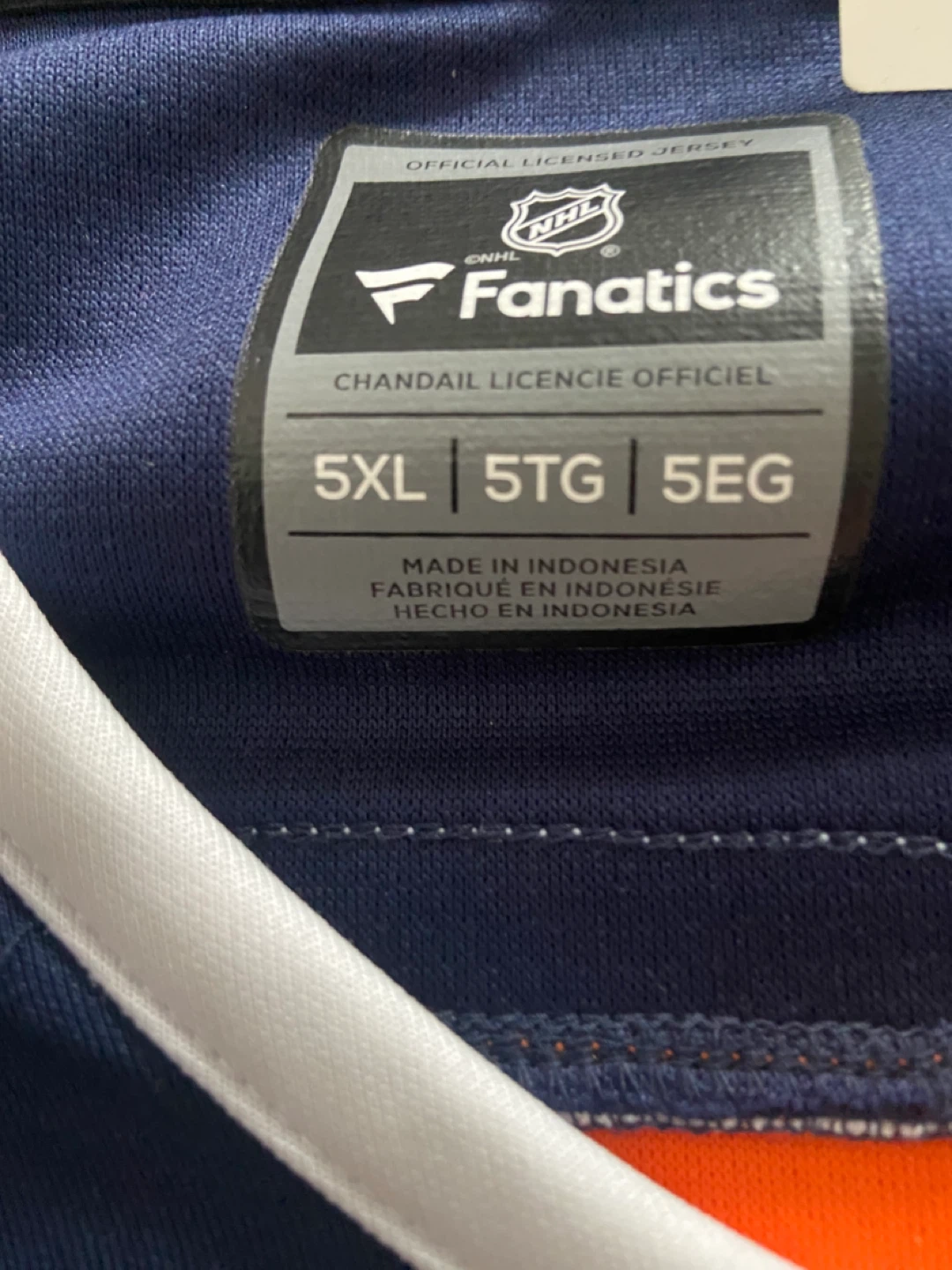Fanatics NHL Edmonton Oilers Lucic #27 Jersey 5XL - photo 3