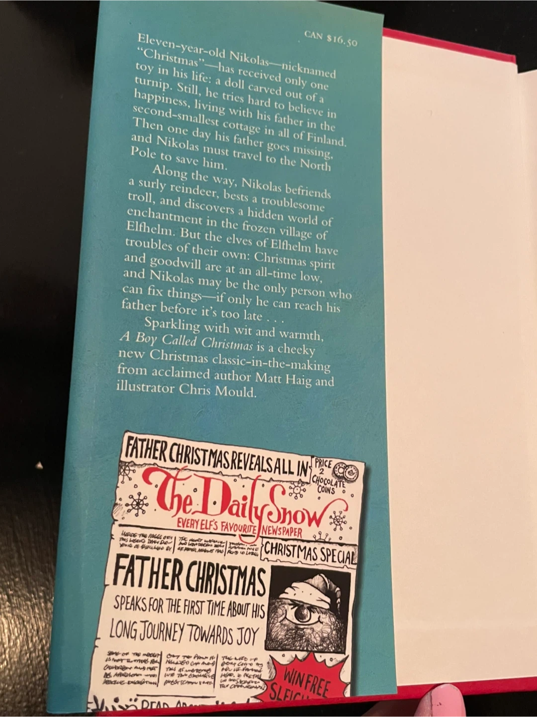 A Boy Called Christmas by Matt Haig Hardcover Book - photo 3